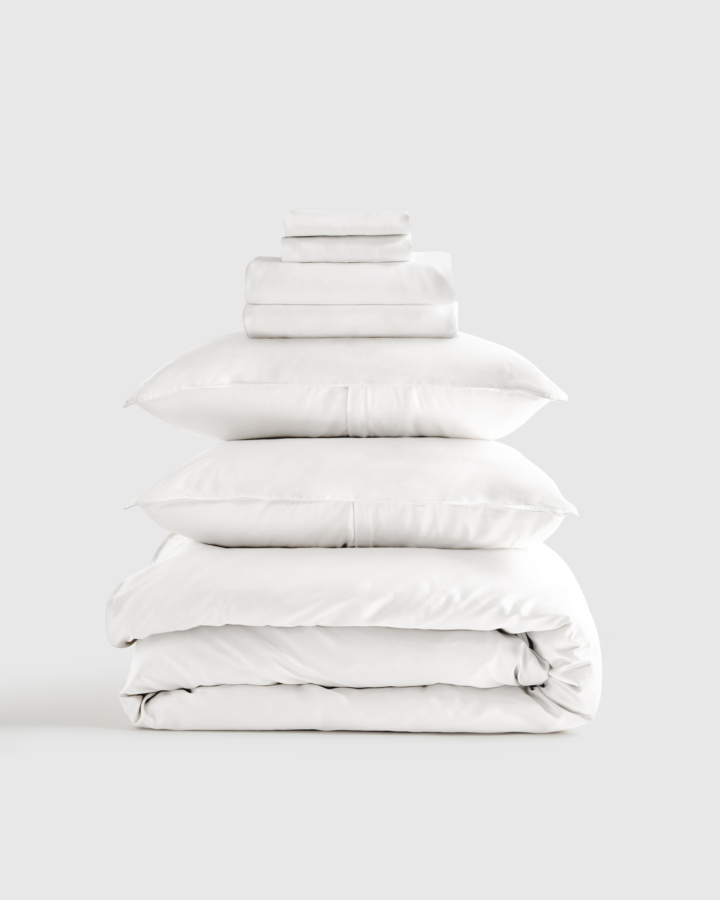White Bamboo Deluxe Bedding Bundle