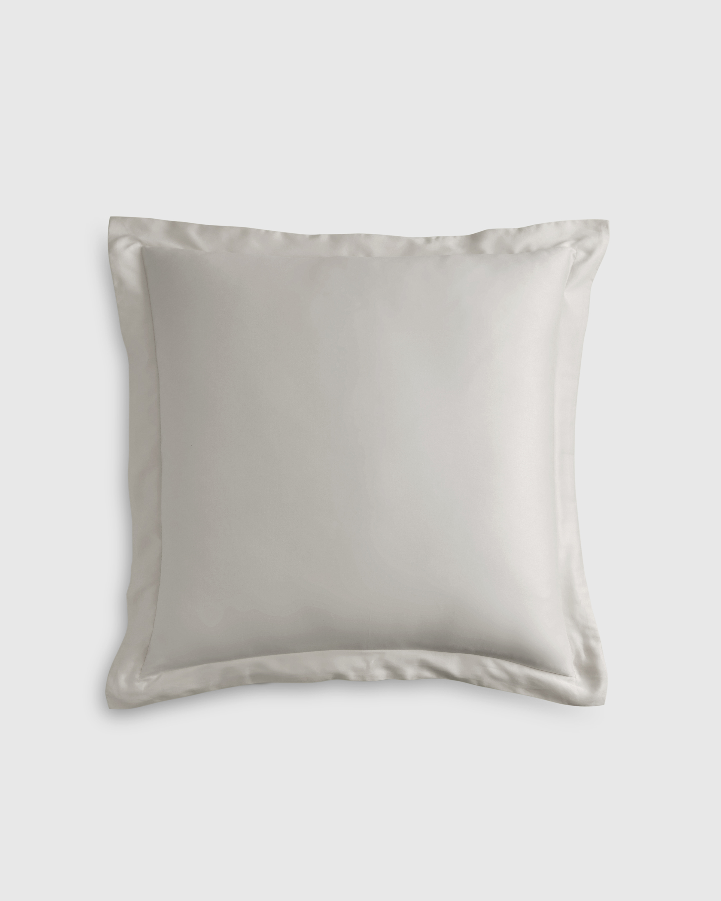 Light Grey Signature Giza Cotton Sateen Euro Sham