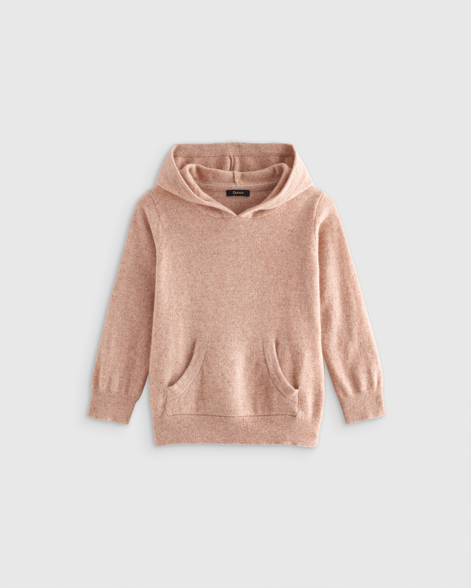 Oatmeal Washable Cashmere Hoodie