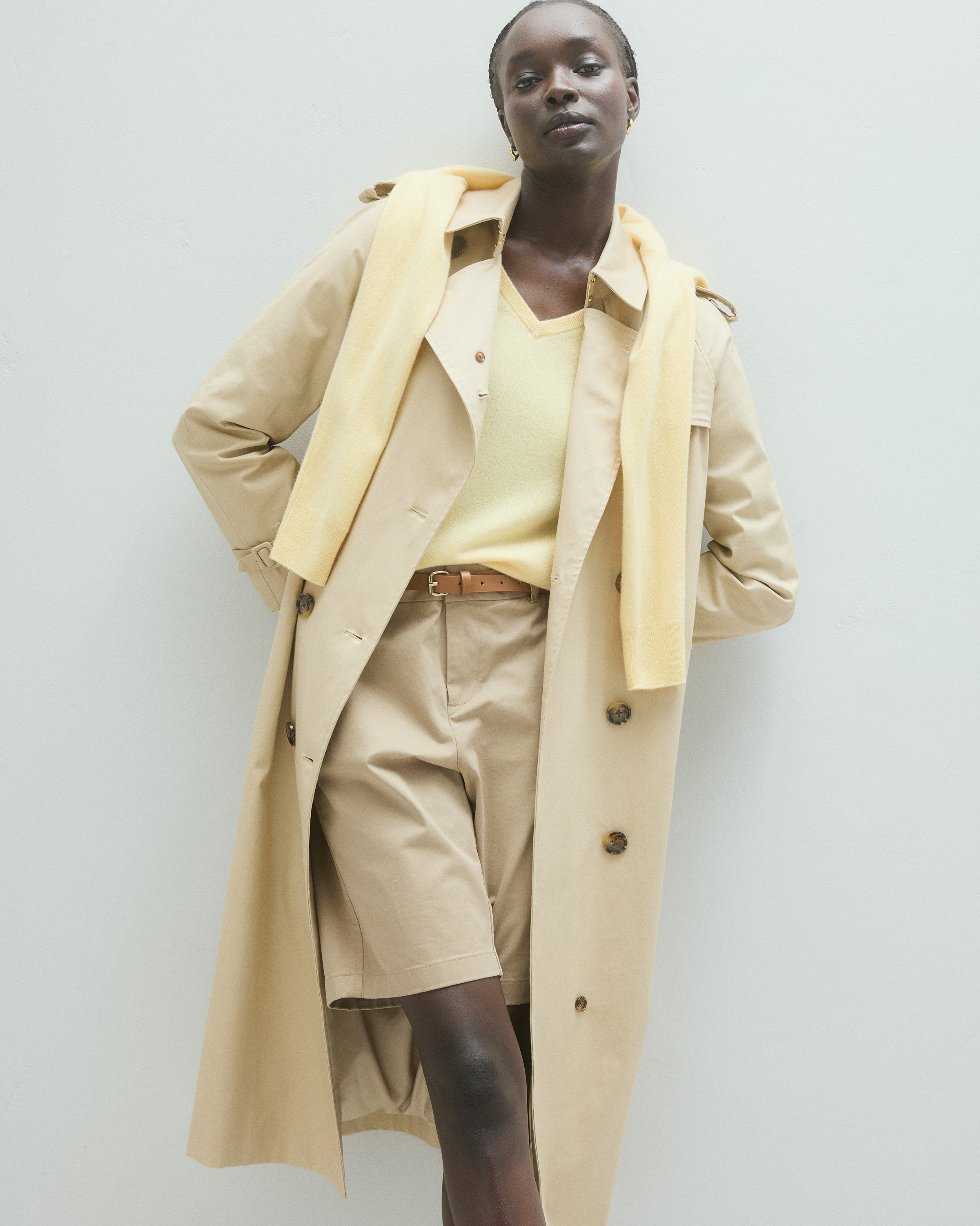 ジャケット・アウター STRETCH W-FACE DOUBLE BREASTED LONG COAT Amazon.com: Men's Double Breasted Long Trench Coat Business