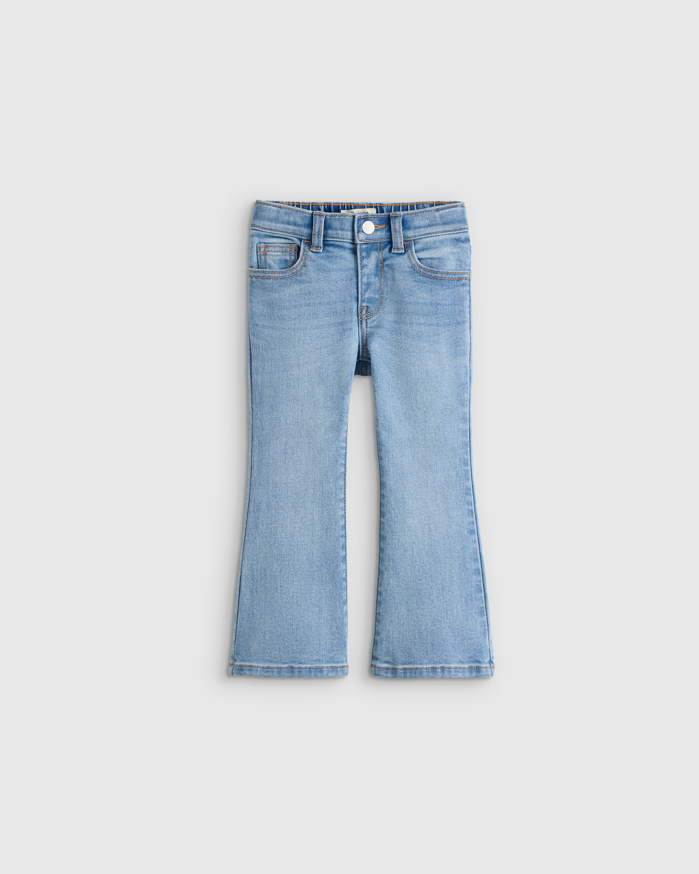 Light Wash Girls Stretch Flare Jeans