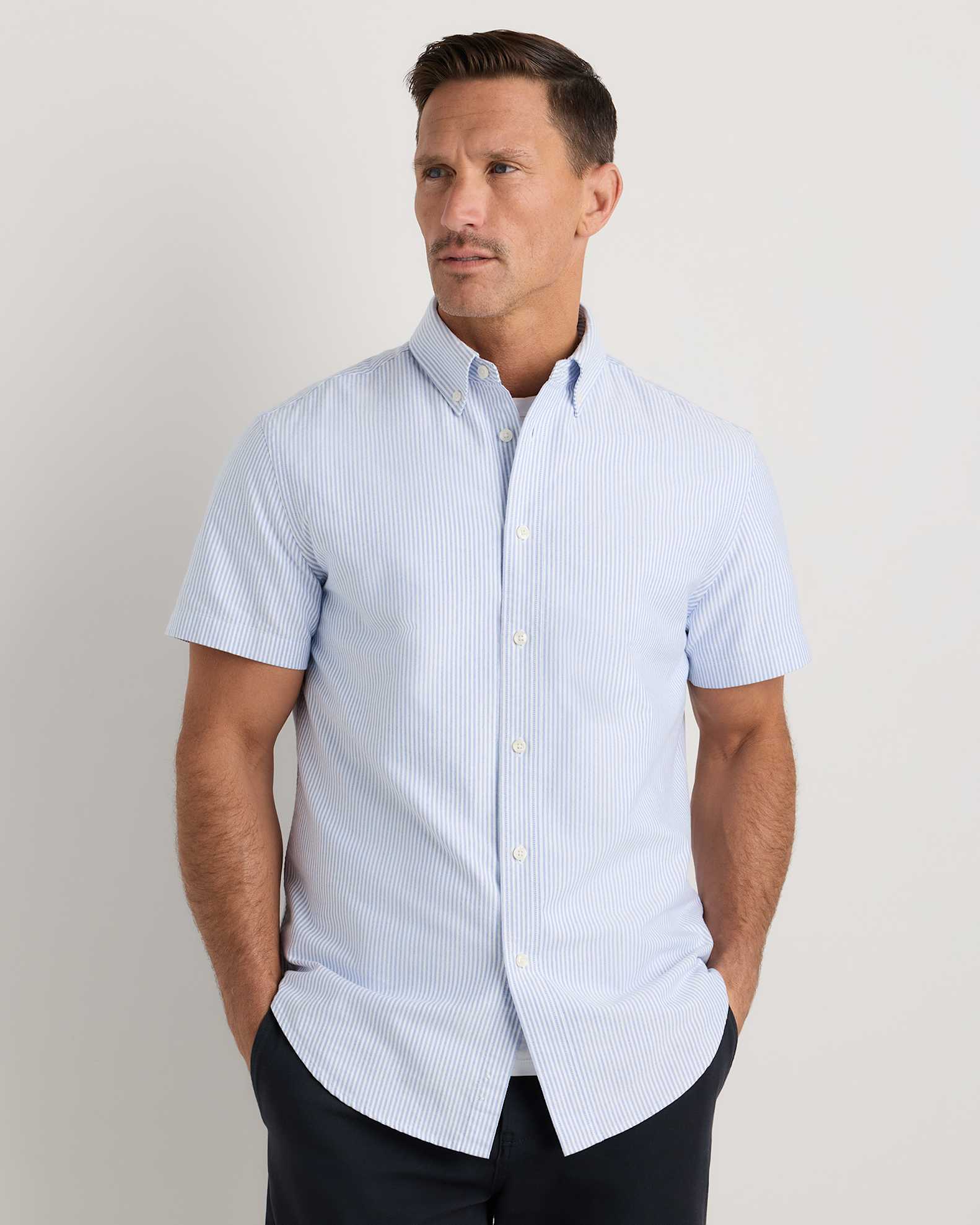 100 cotton short sleeve dress shirts Selected - Short Sleeve Shirt - Men - Cotton - M