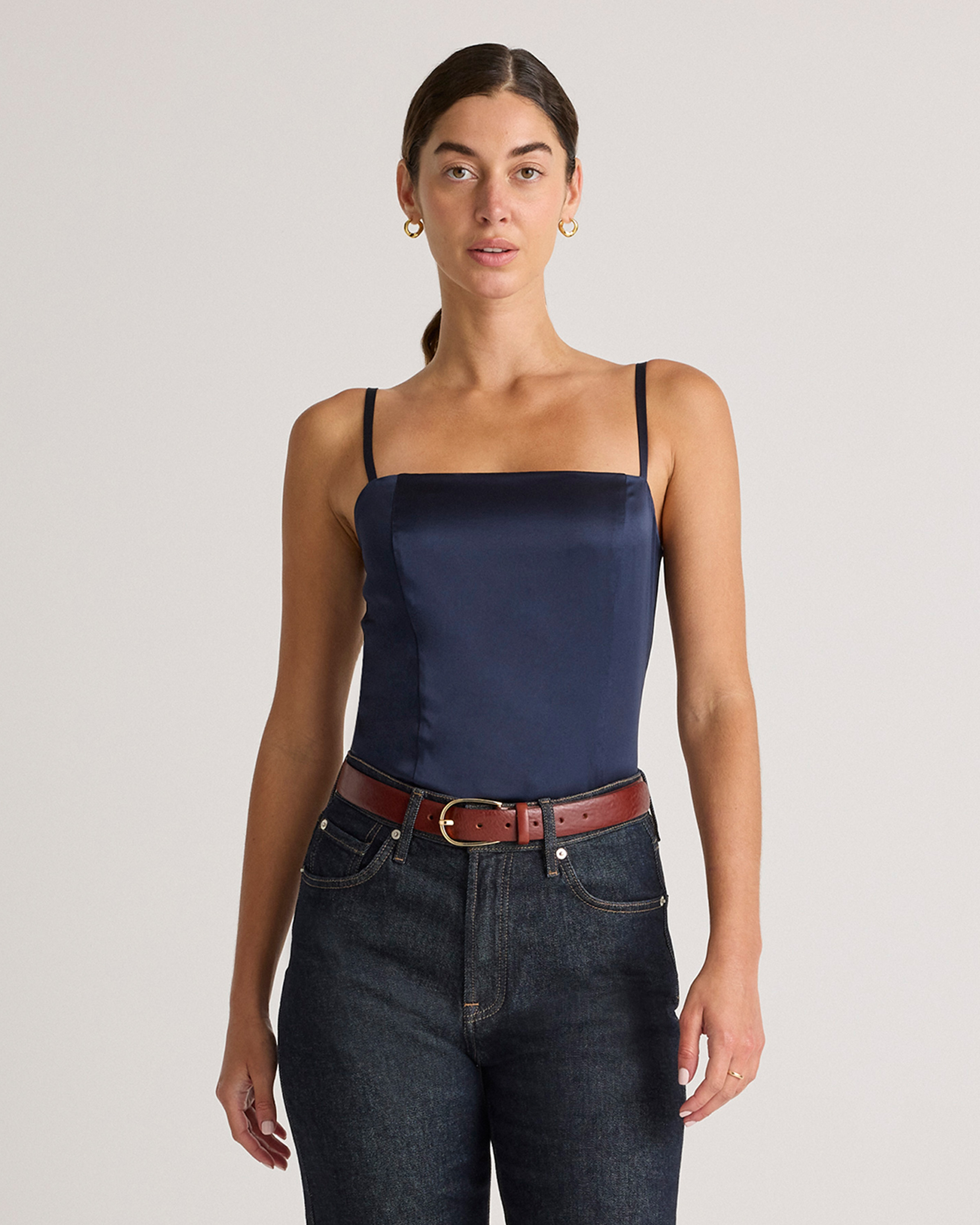 トップス MAATEE&SONS WASHABLE SILK TANK TOP MAATEE&SONS Ex. WASHABLE SILK STANDARD TANK TOP