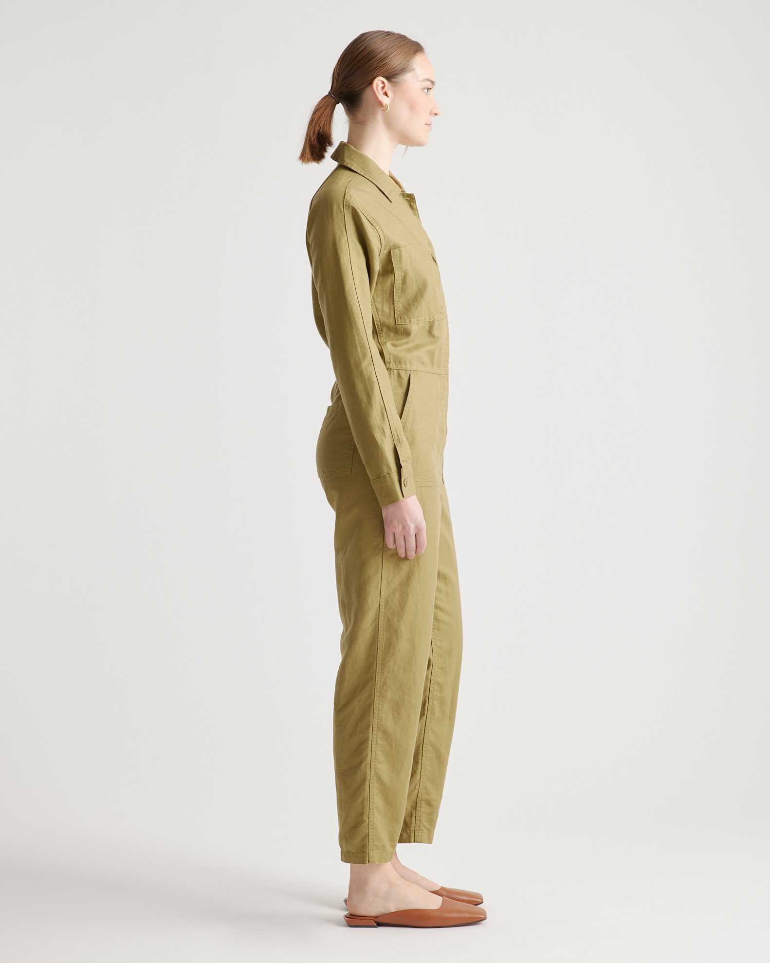 Tencel Jersey Wide Leg Jumpsuit