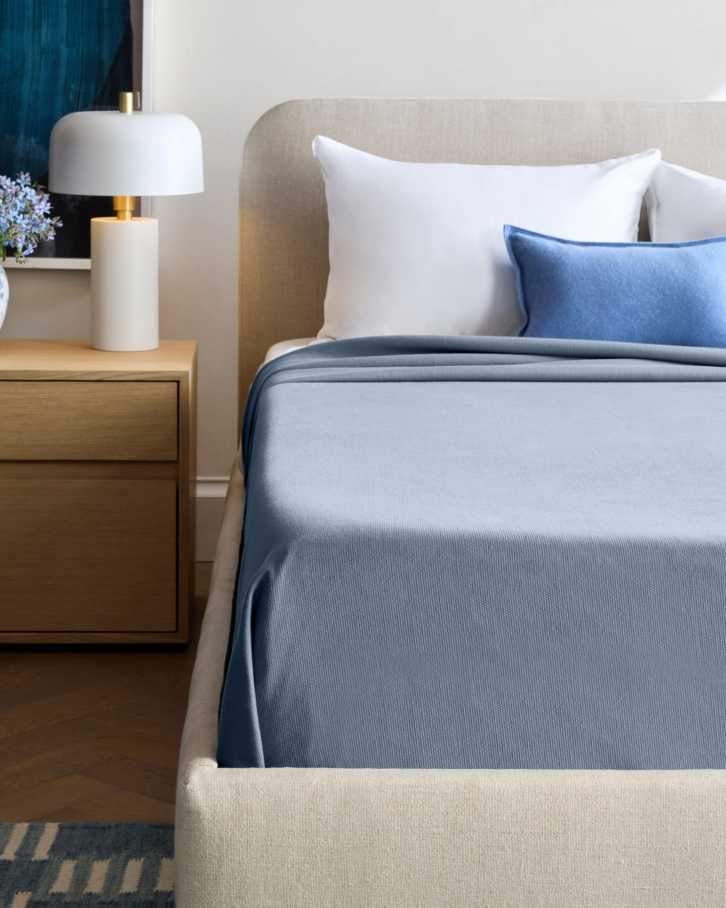 Luxury Organic Cotton Bed Blanket - Thumbnail 2