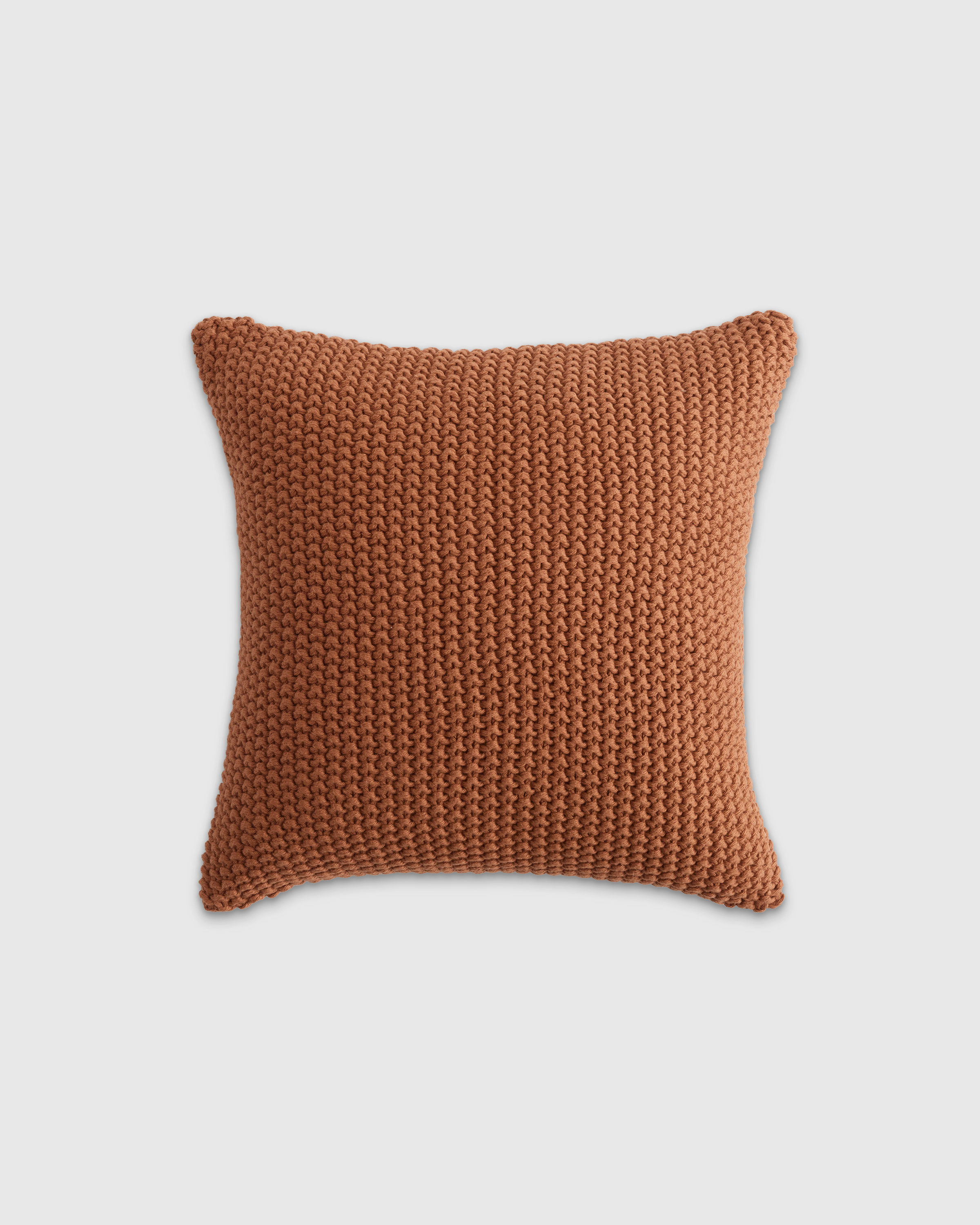 Terracotta Cotton Fisherman Pillow Cover
