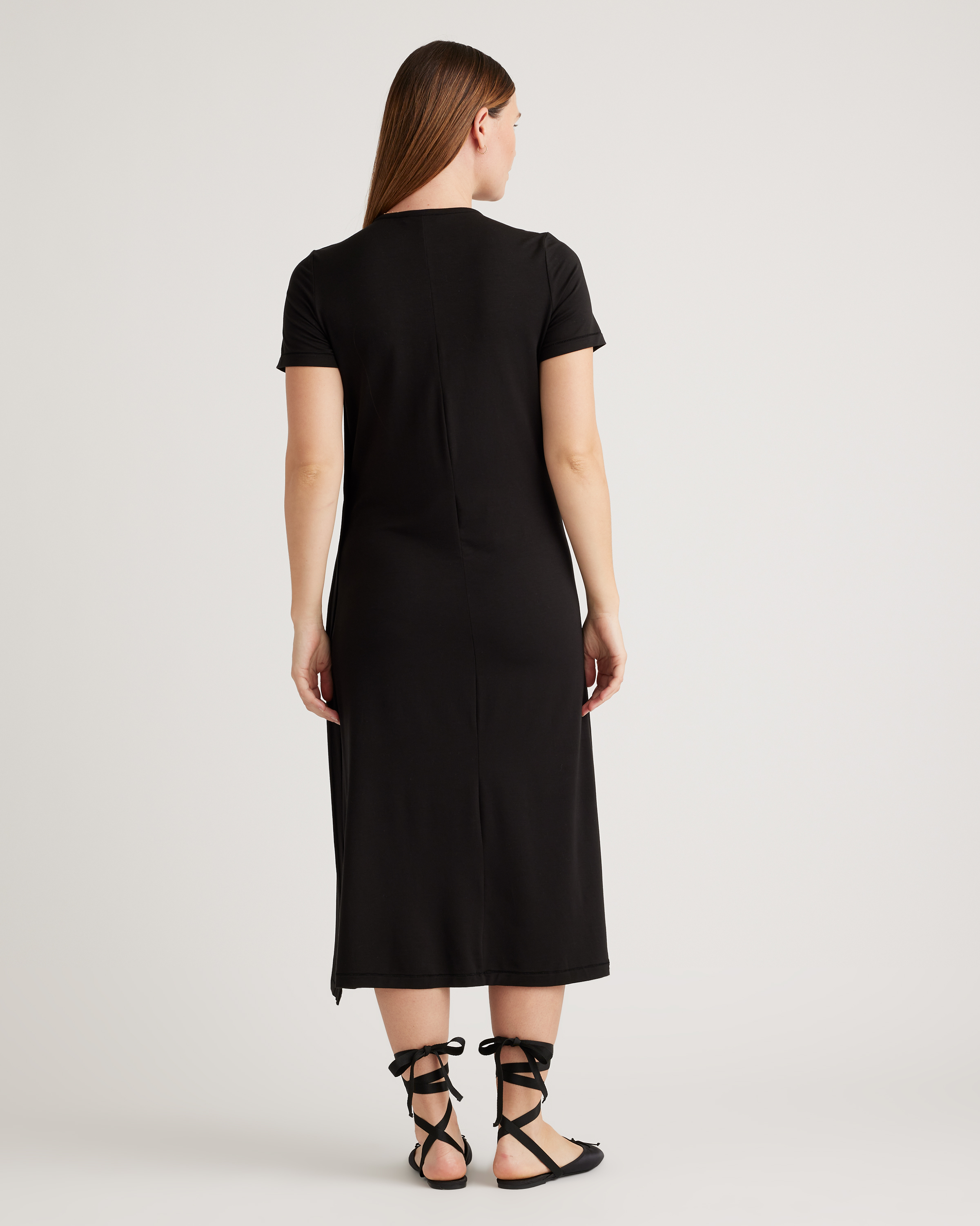 nursing jersey dress Bamboo Jersey Maternity & Nursing T-Shirt Dress