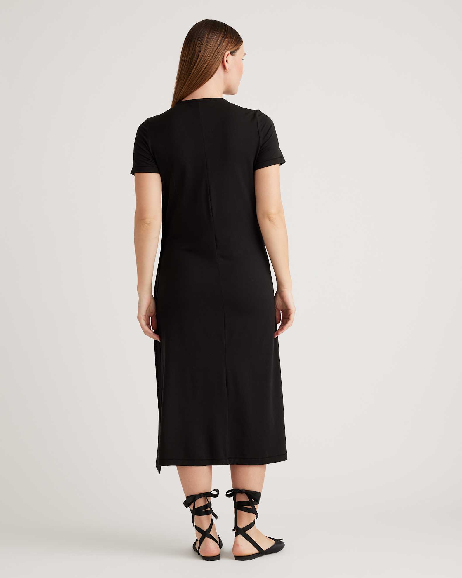 nursing jersey dress Bamboo Jersey Maternity & Nursing T-Shirt Dress