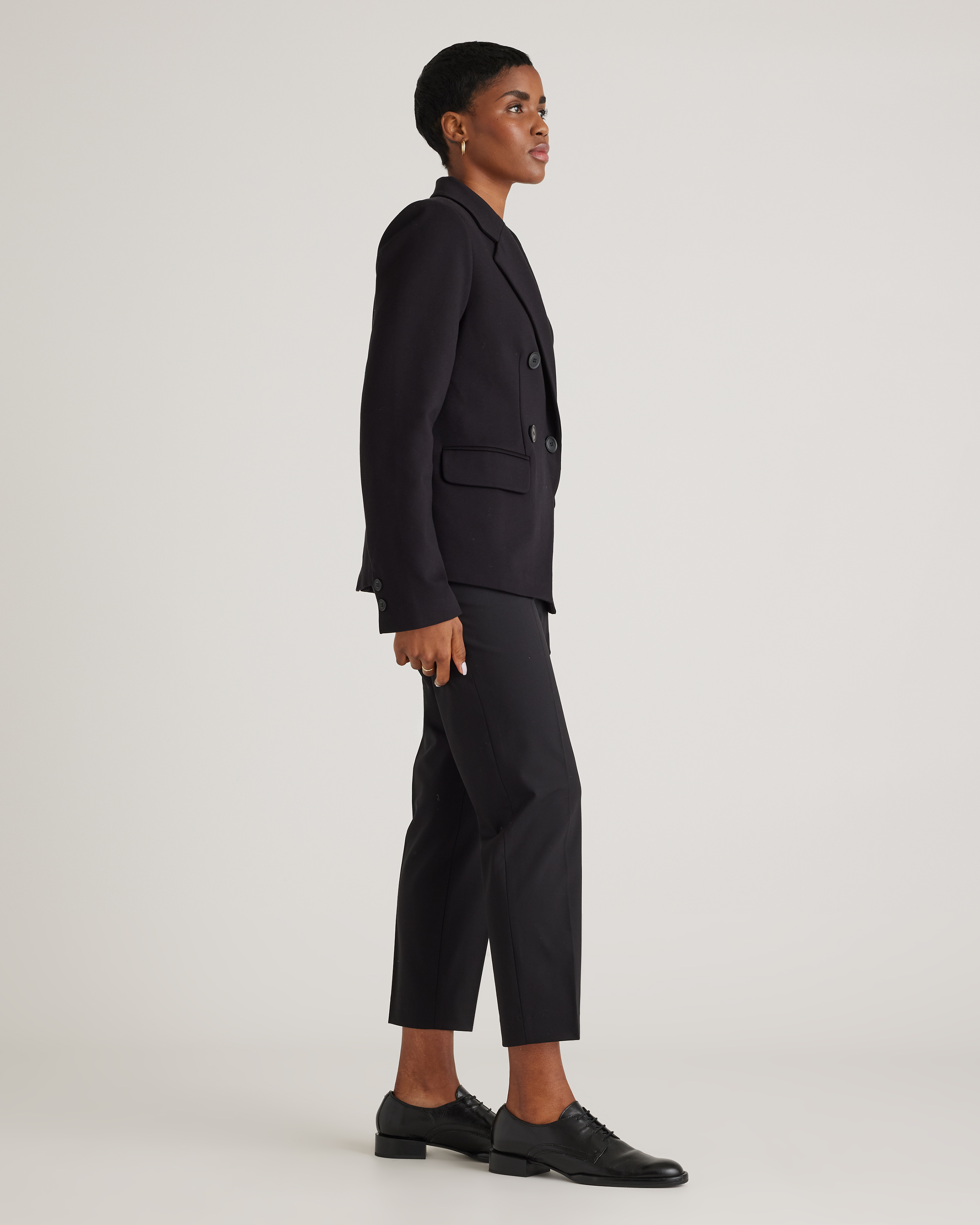 【着用1回】West Point Blazer Double Breasted Tailored Wool Blend Double Breasted Blazer | Karen Millen