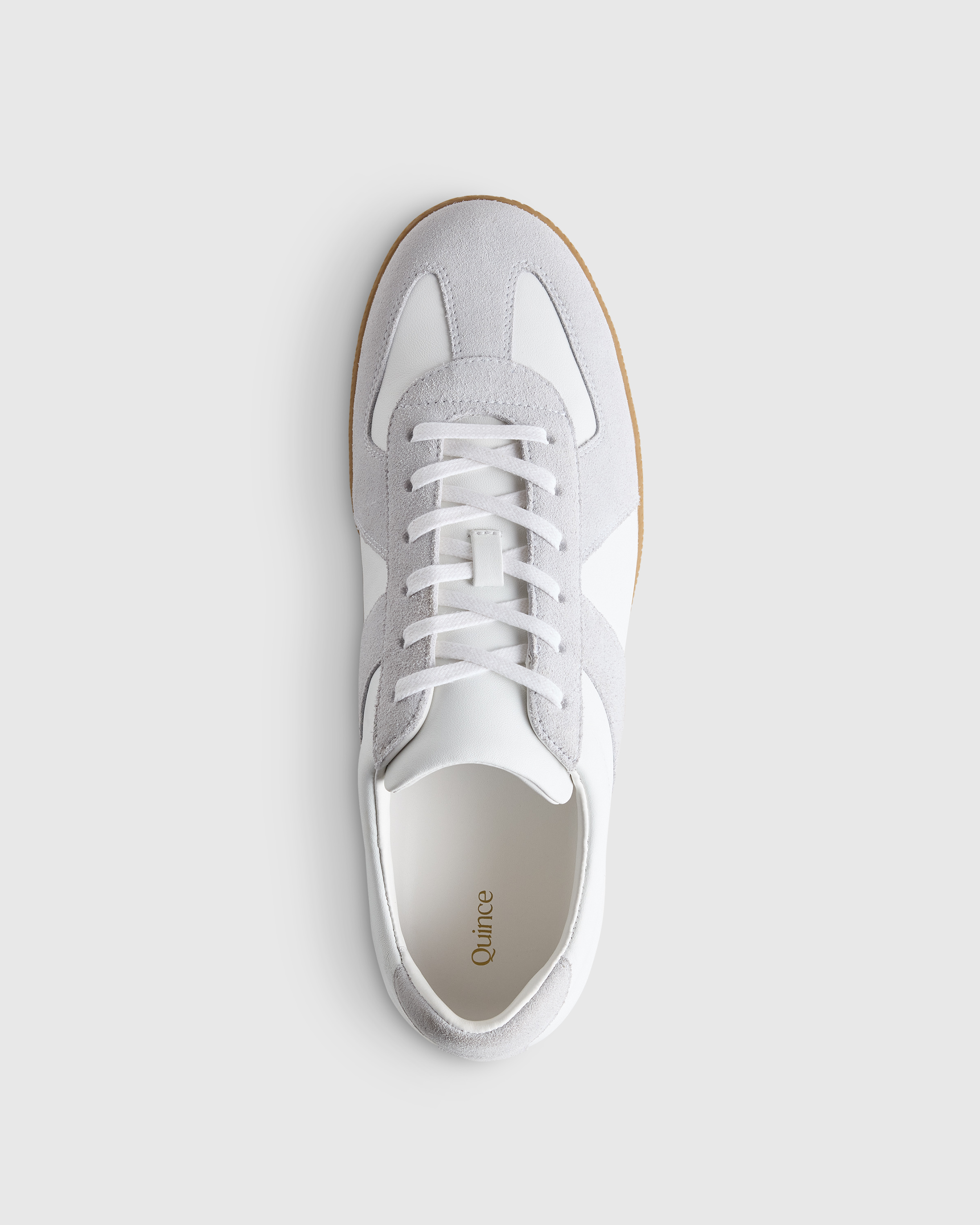 100% Leather Suede Trainer Sneaker