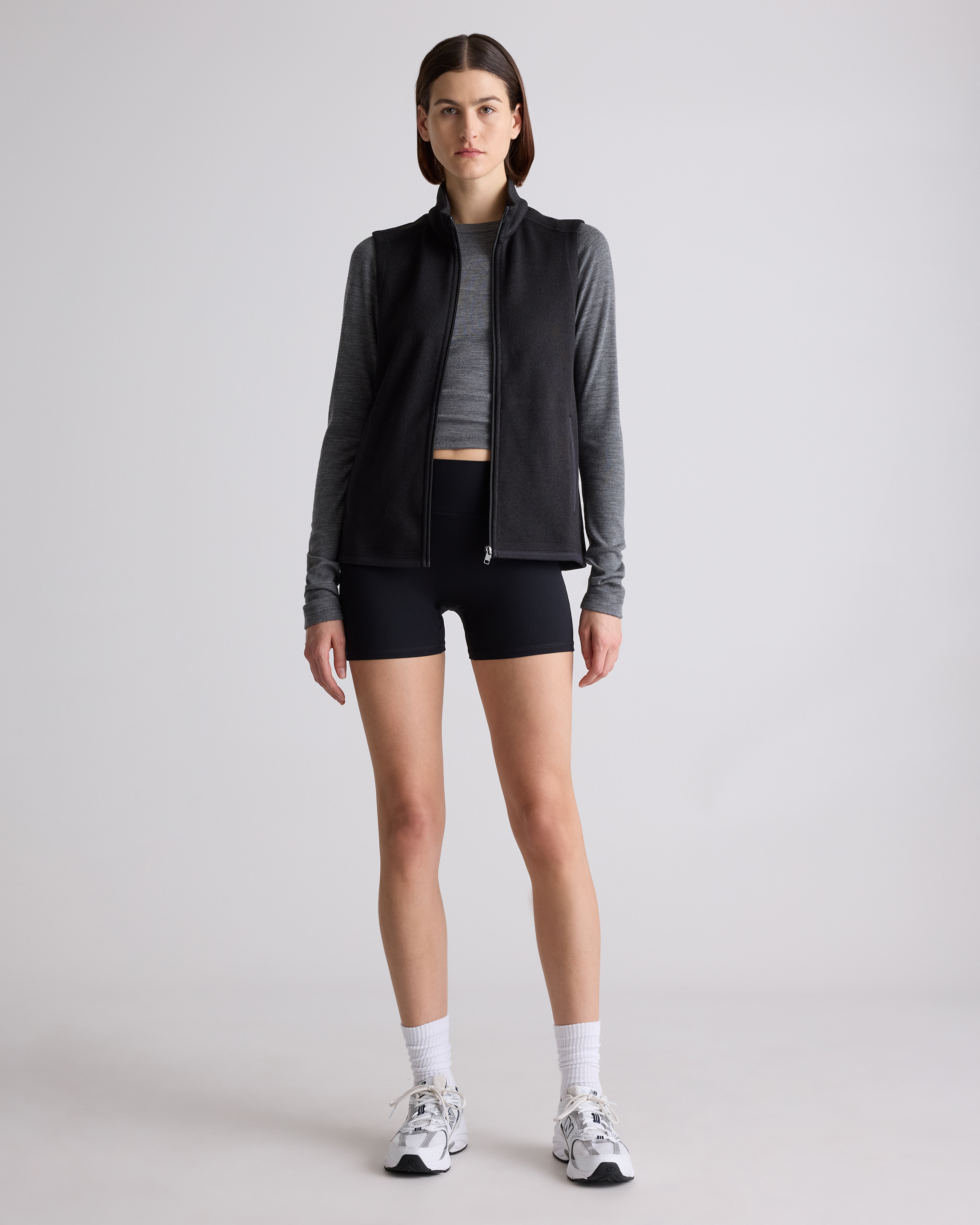 【美品】C.E 19ss FLEECE ZIP VEST Sweater-Knit Fleece Full-Zip Vest