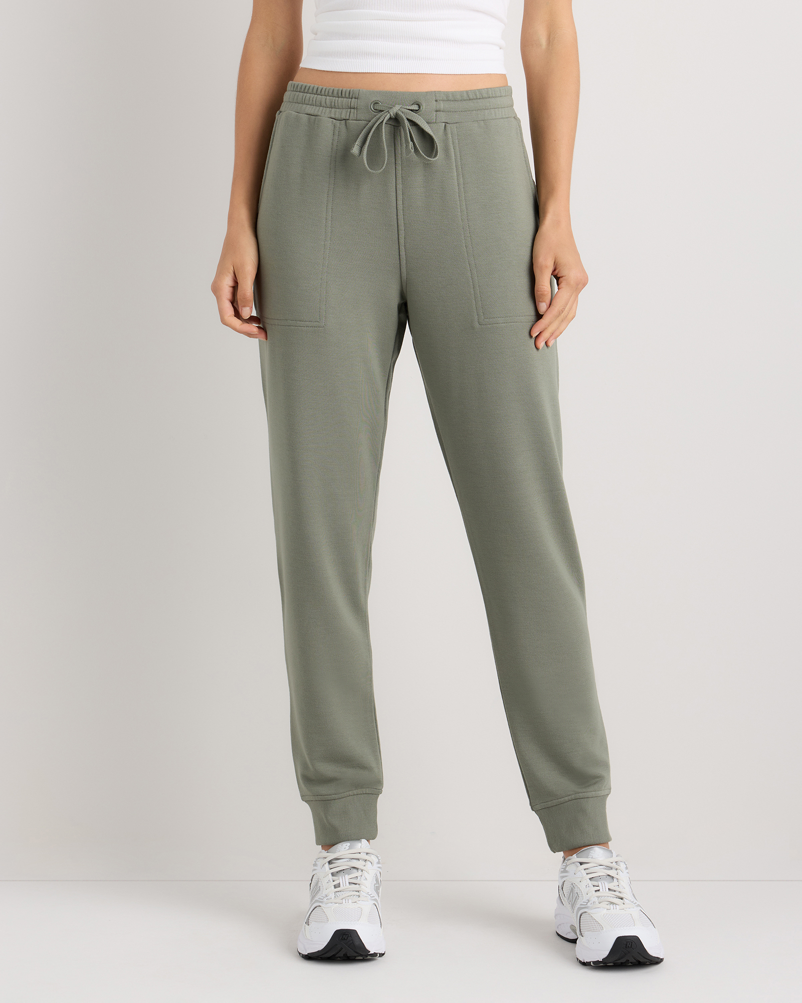Smoked Thyme Green SuperSoft Fleece Joggers