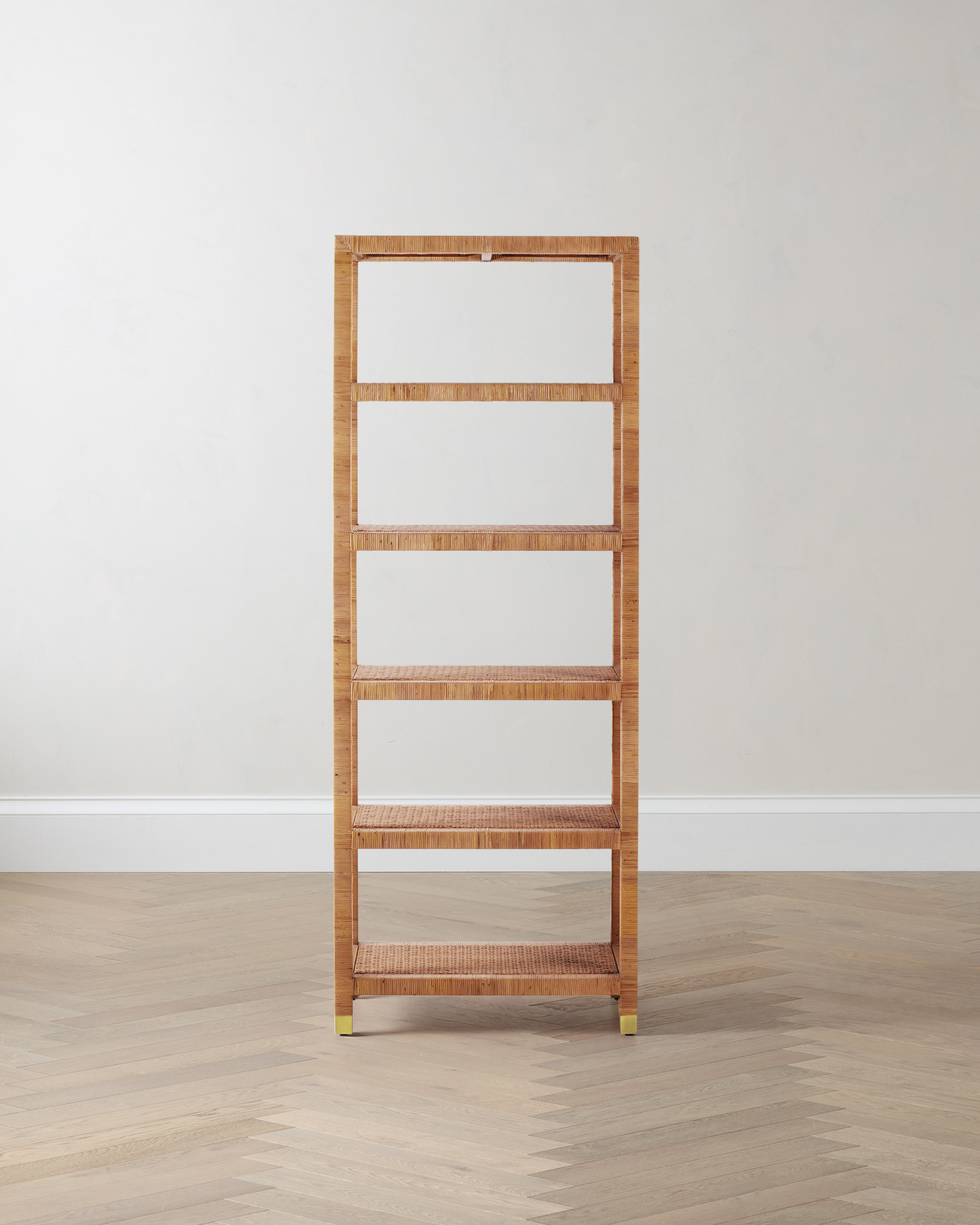 Natural Rattan Bookcase