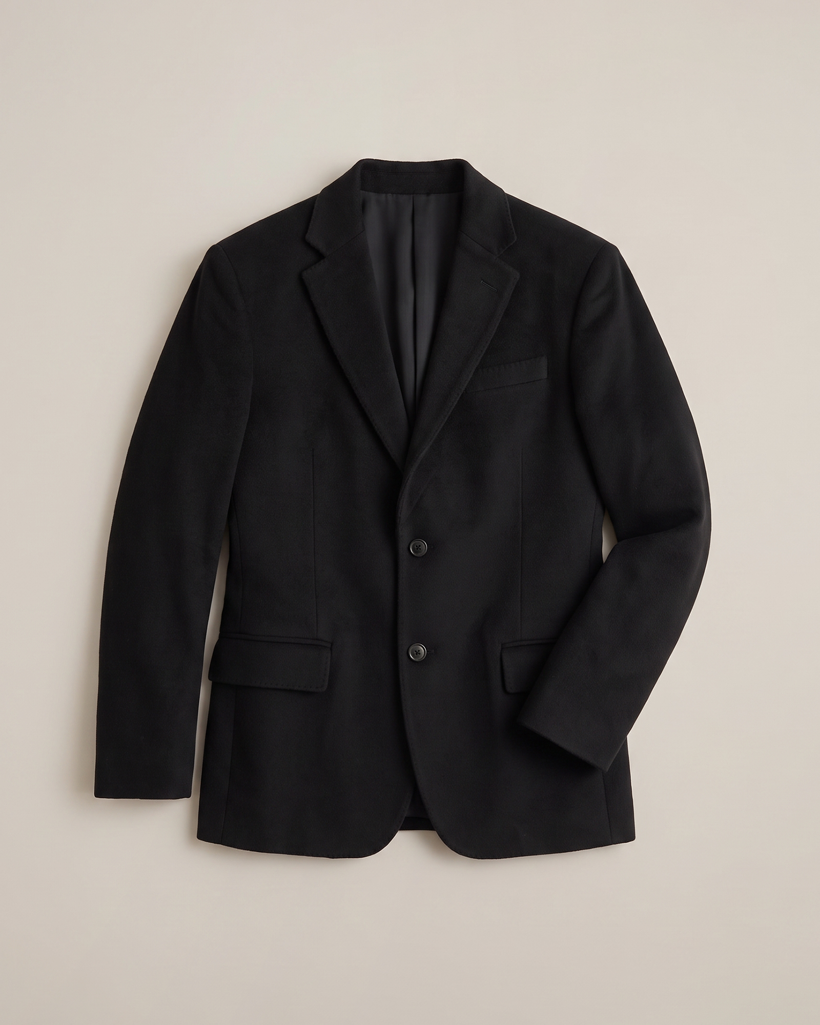 Black 100% Mongolian Cashmere Blazer