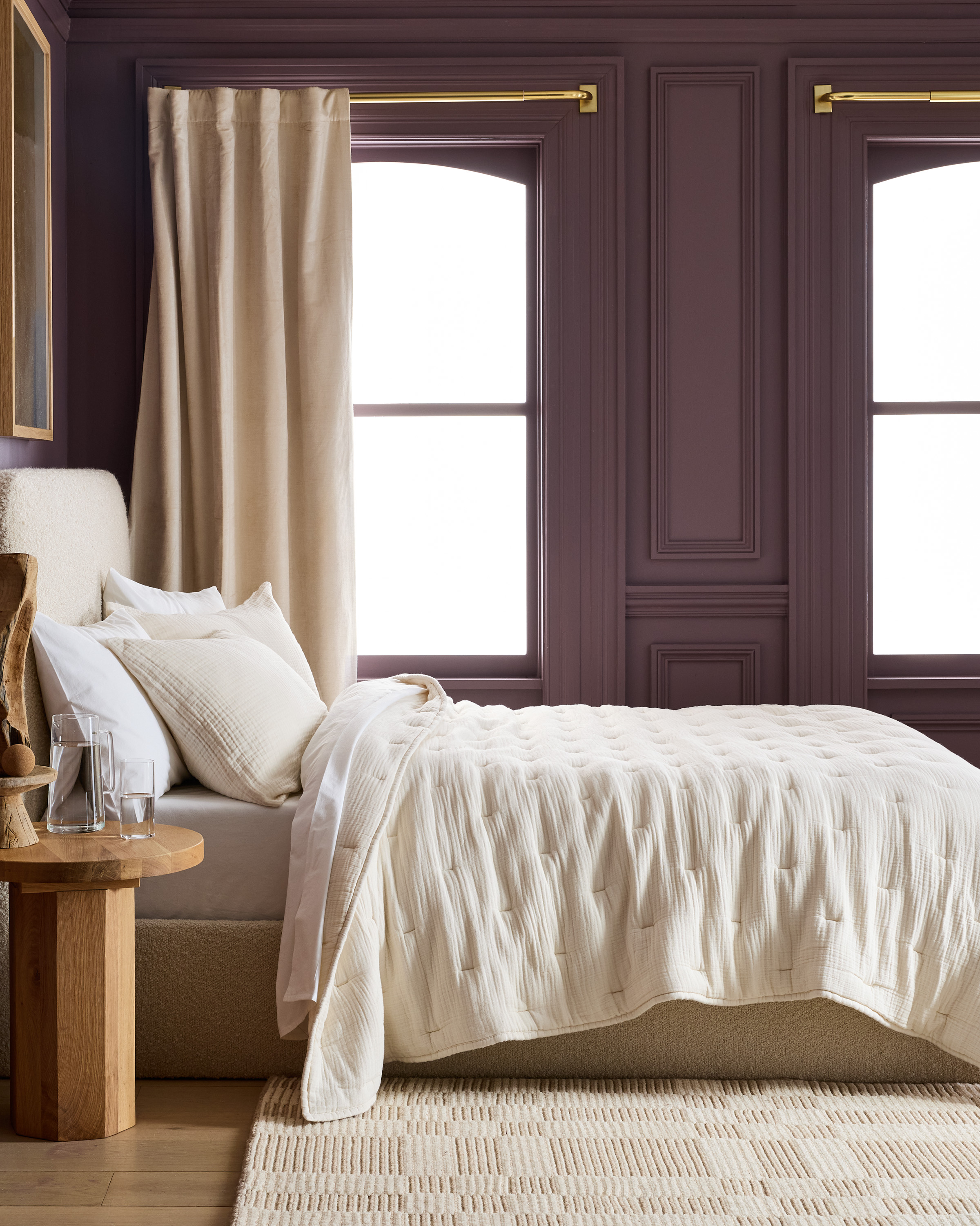 Undyed Organic Airy Gauze Dream Quilt