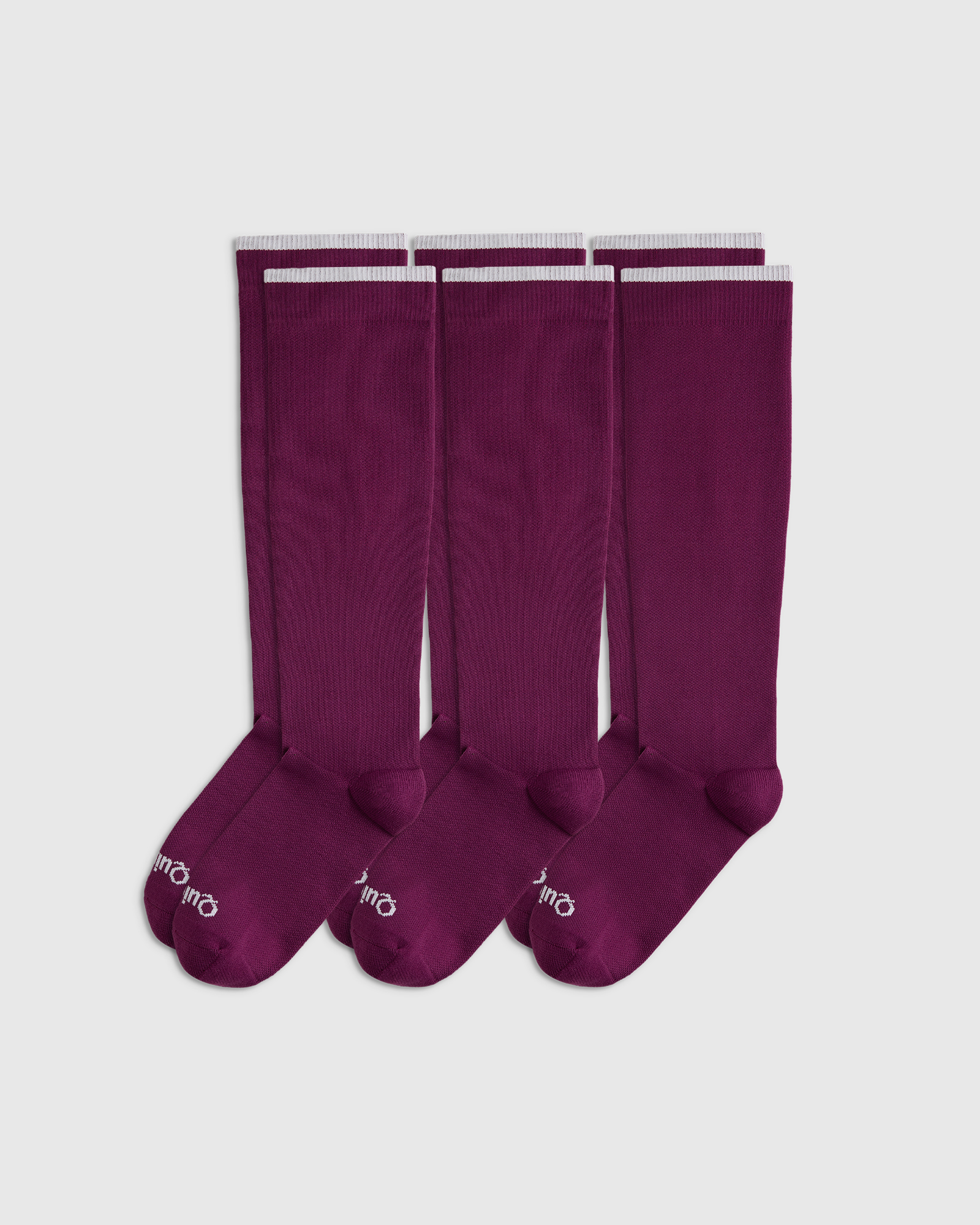 Wineberry Recycled Nylon Compression Sock (3-pack)