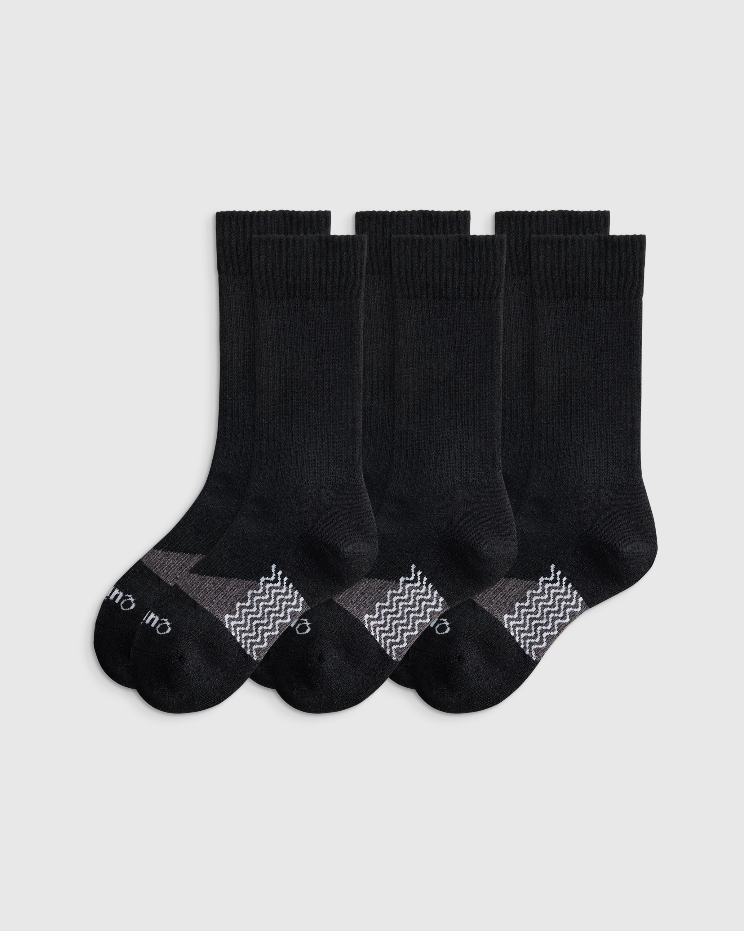 Black Alpaca Boot Socks (3-Pack)