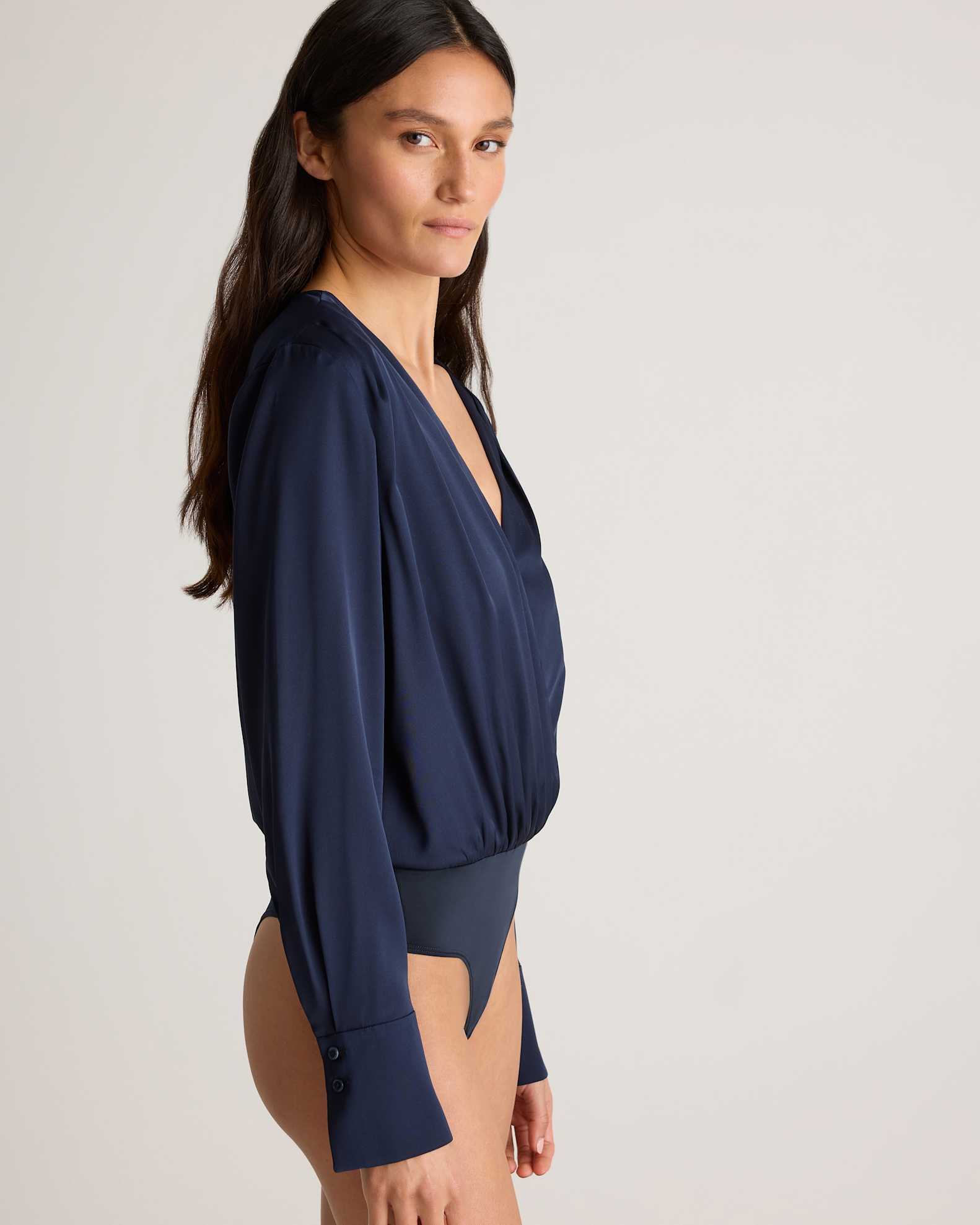 Stretch Cotton Jersey Short Sleeve Bodysuit