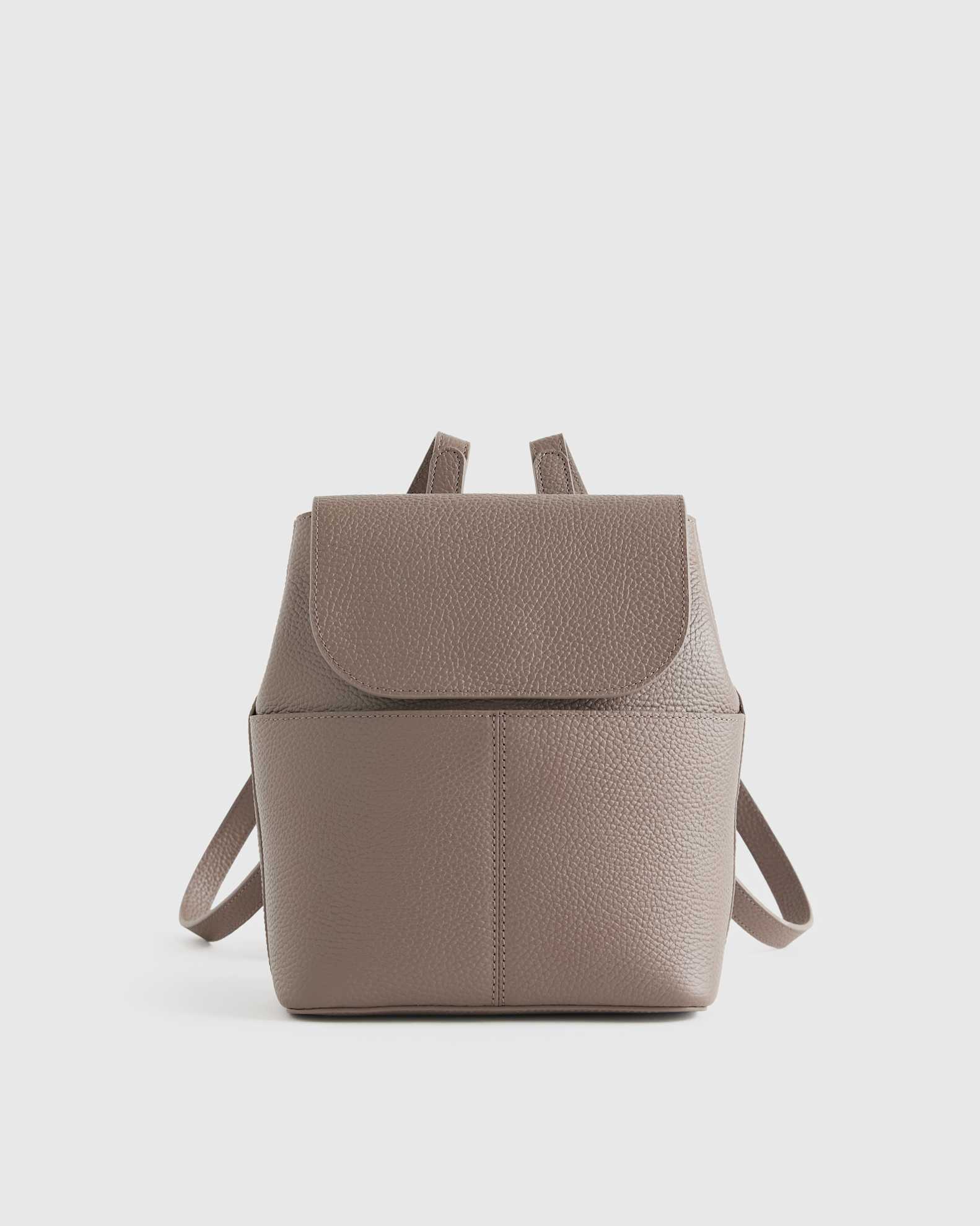 cavalieri soft small italian leather rucksack backpack shoulder bag Charlotte 3-in-1 Convertible in Amphora Backe oliveve day wear. Italian Convertible Leather Backpack |
