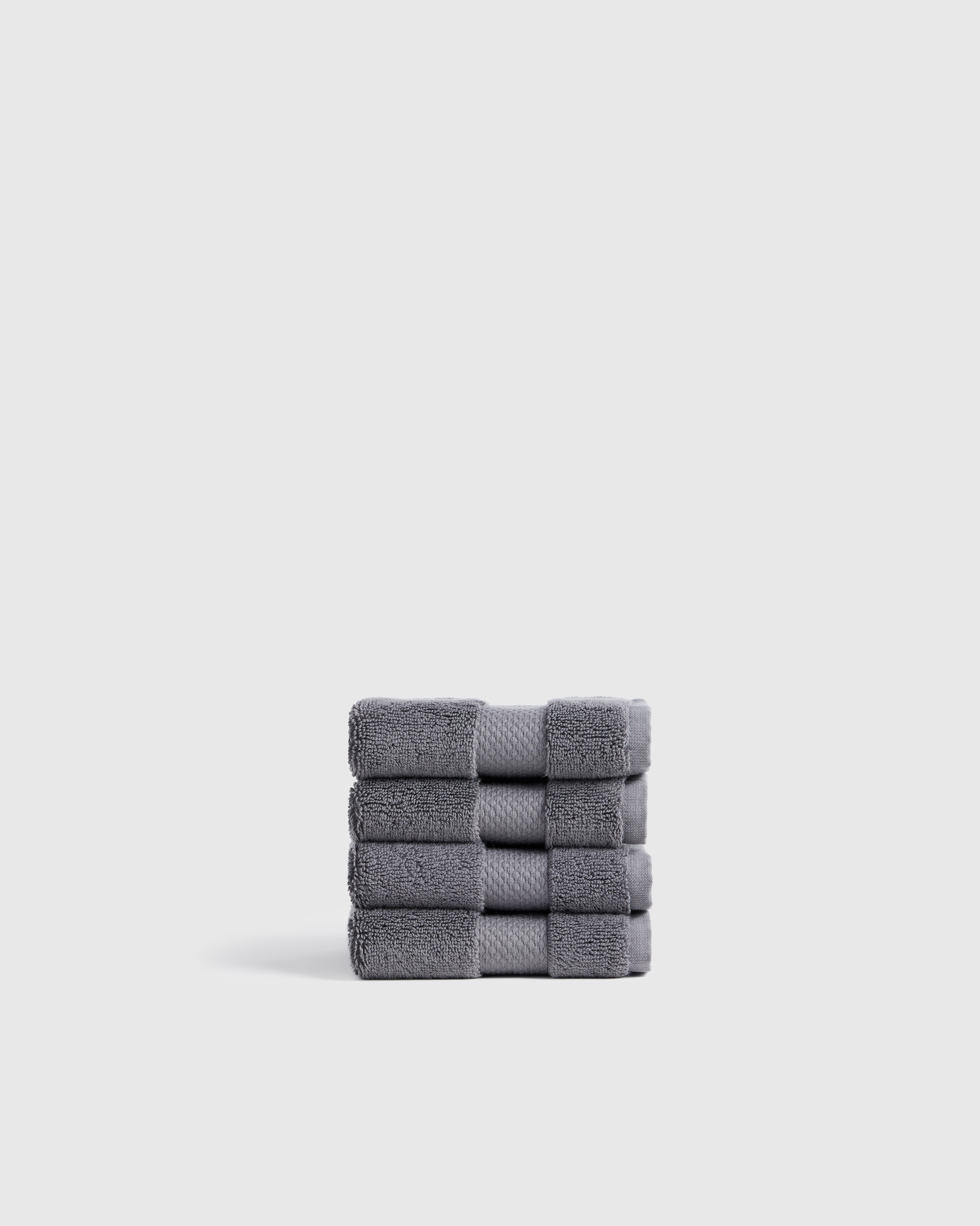Slate Turkish Ultra Plush Washcloth (Set of 4)