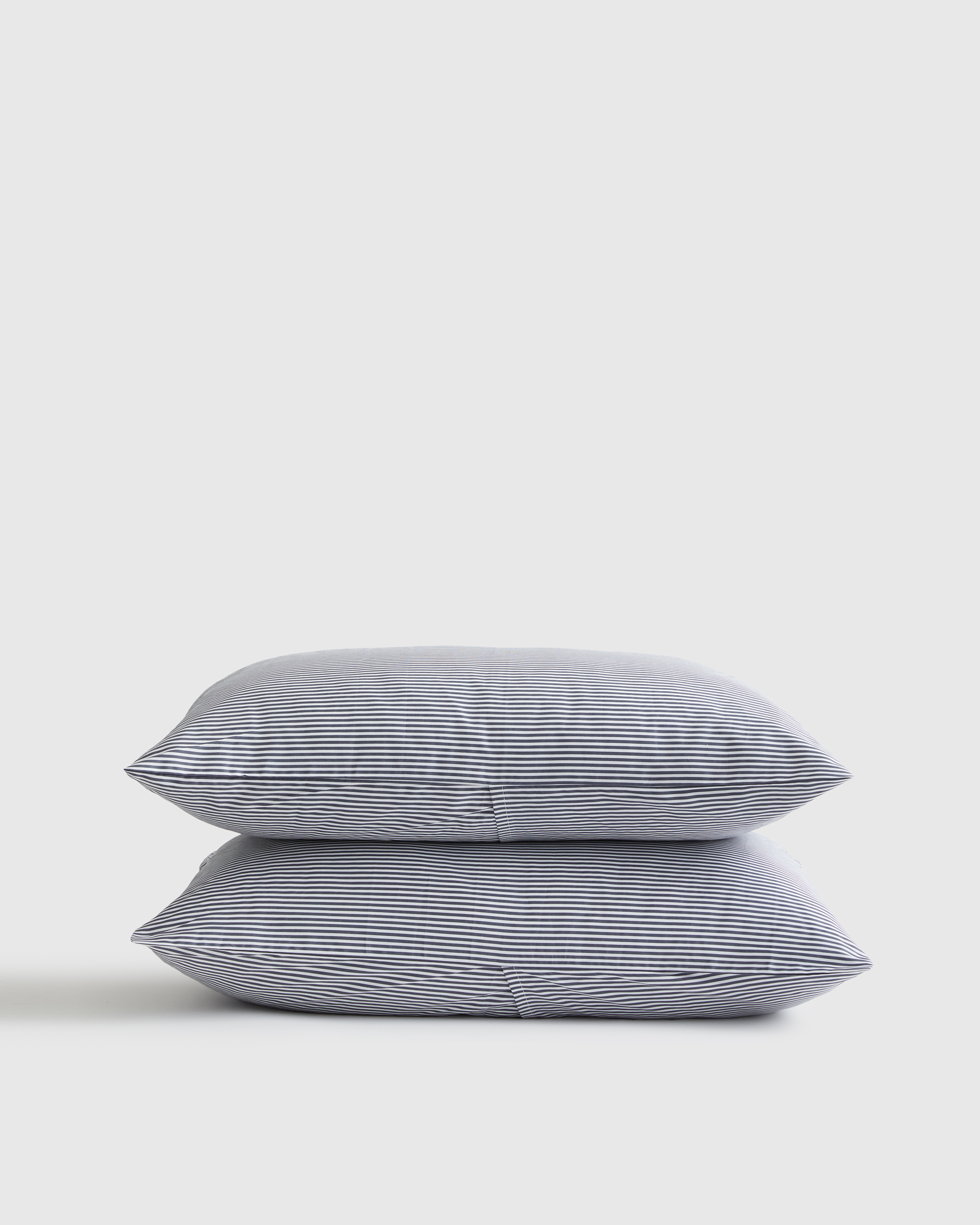 Oxford Stripe Luxury Organic Sateen Sham Set