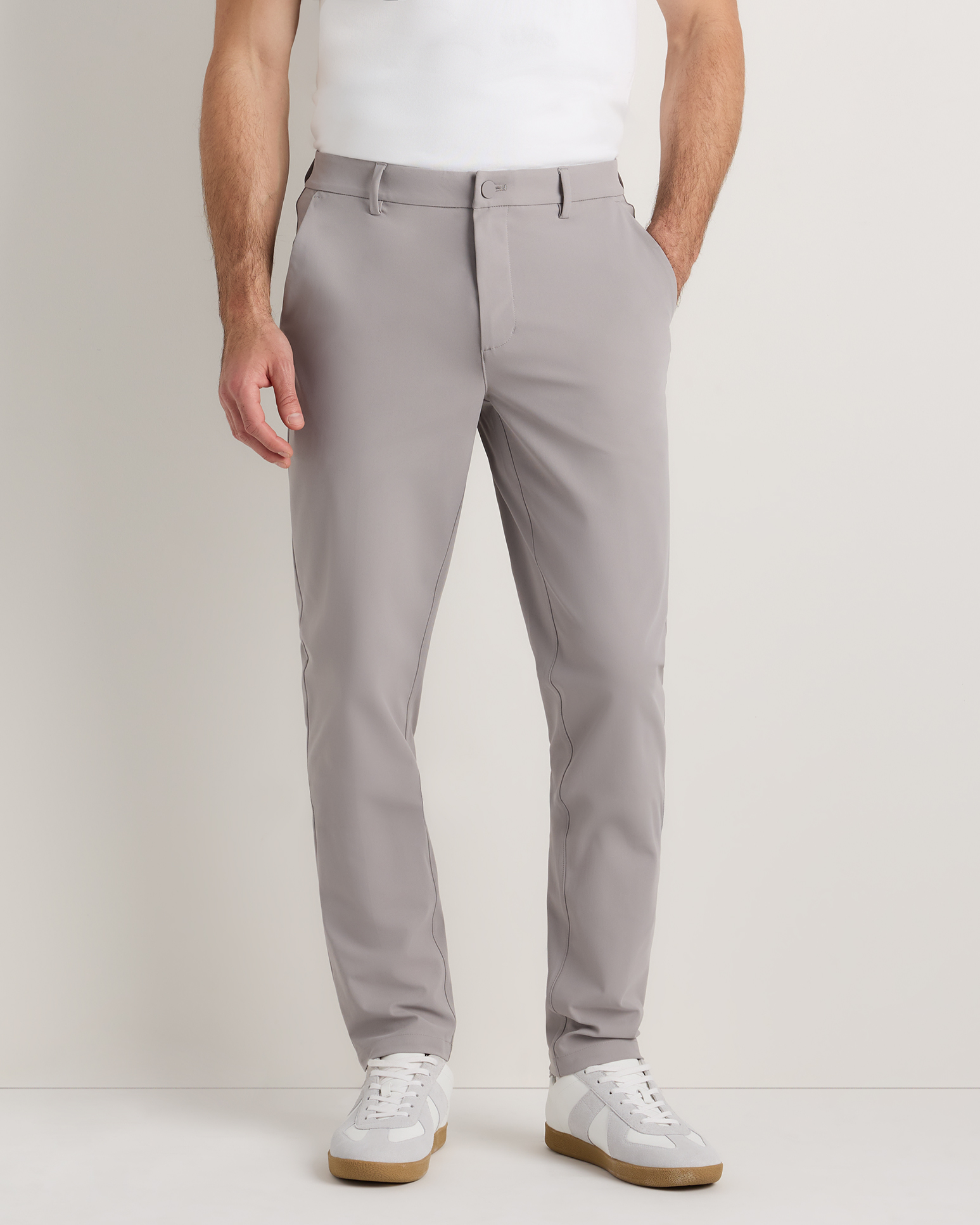 Quince Men's Performance Stretch Technical Dress Pants In Gray