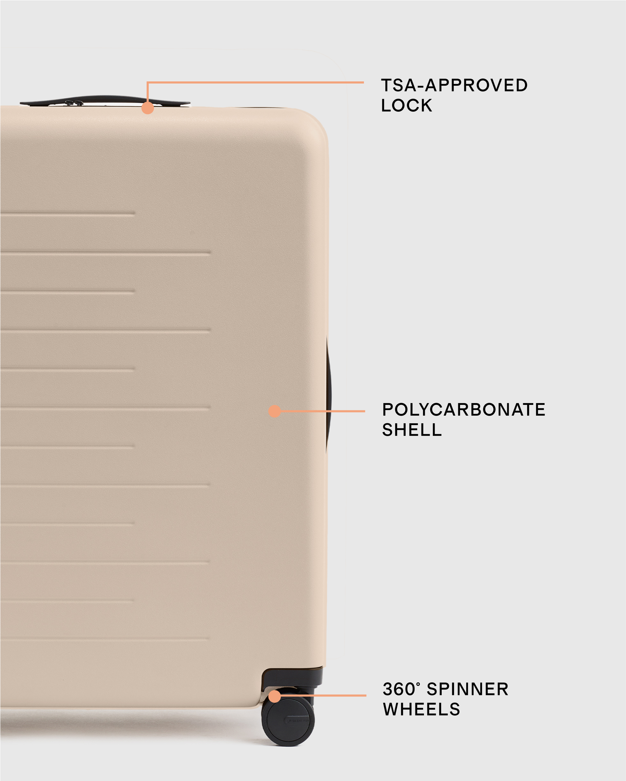 Medium Check-In Suitcase - thumbnail 3
