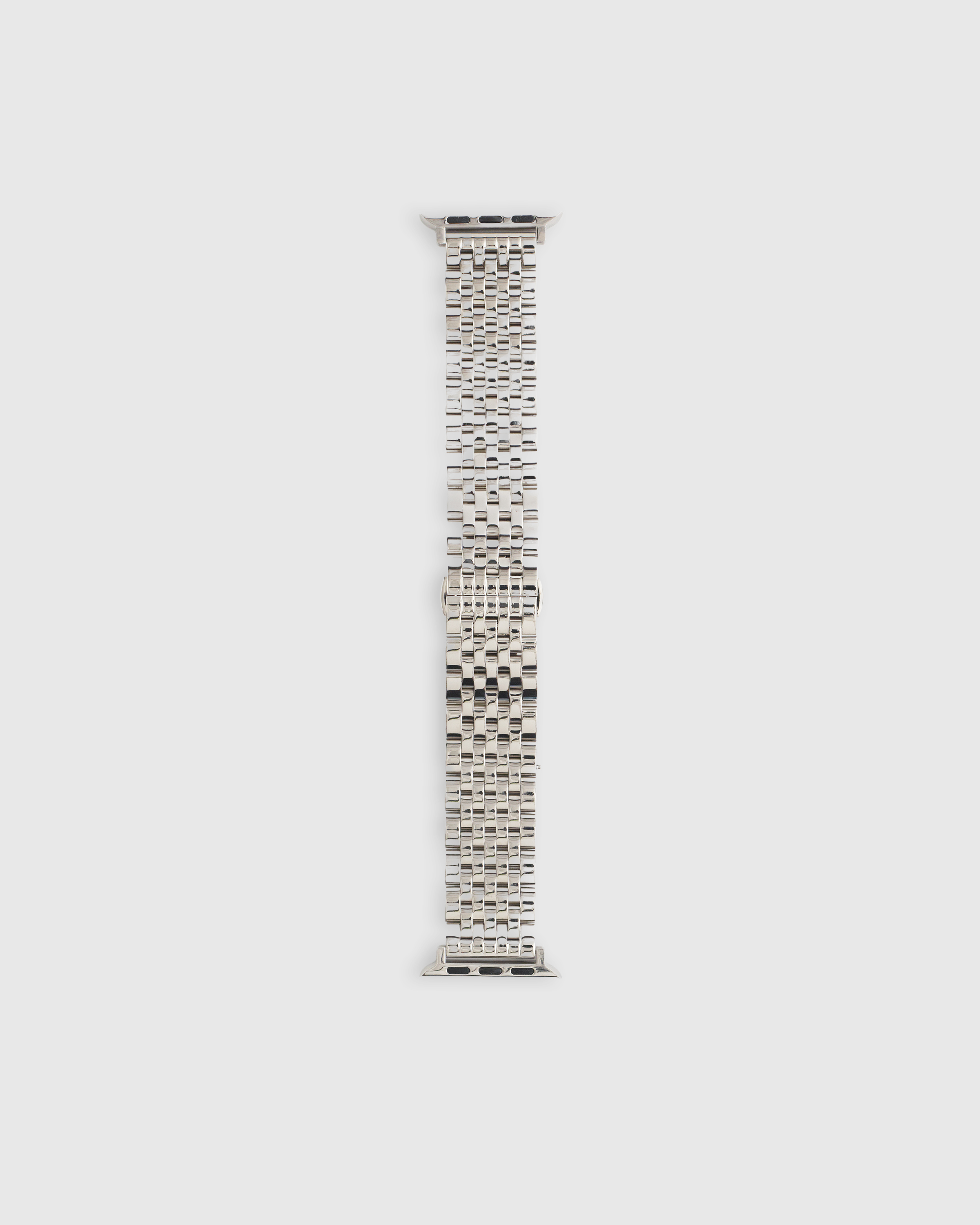 Stainless Steel Bracelet Apple Watch Band in Silver display picture 3