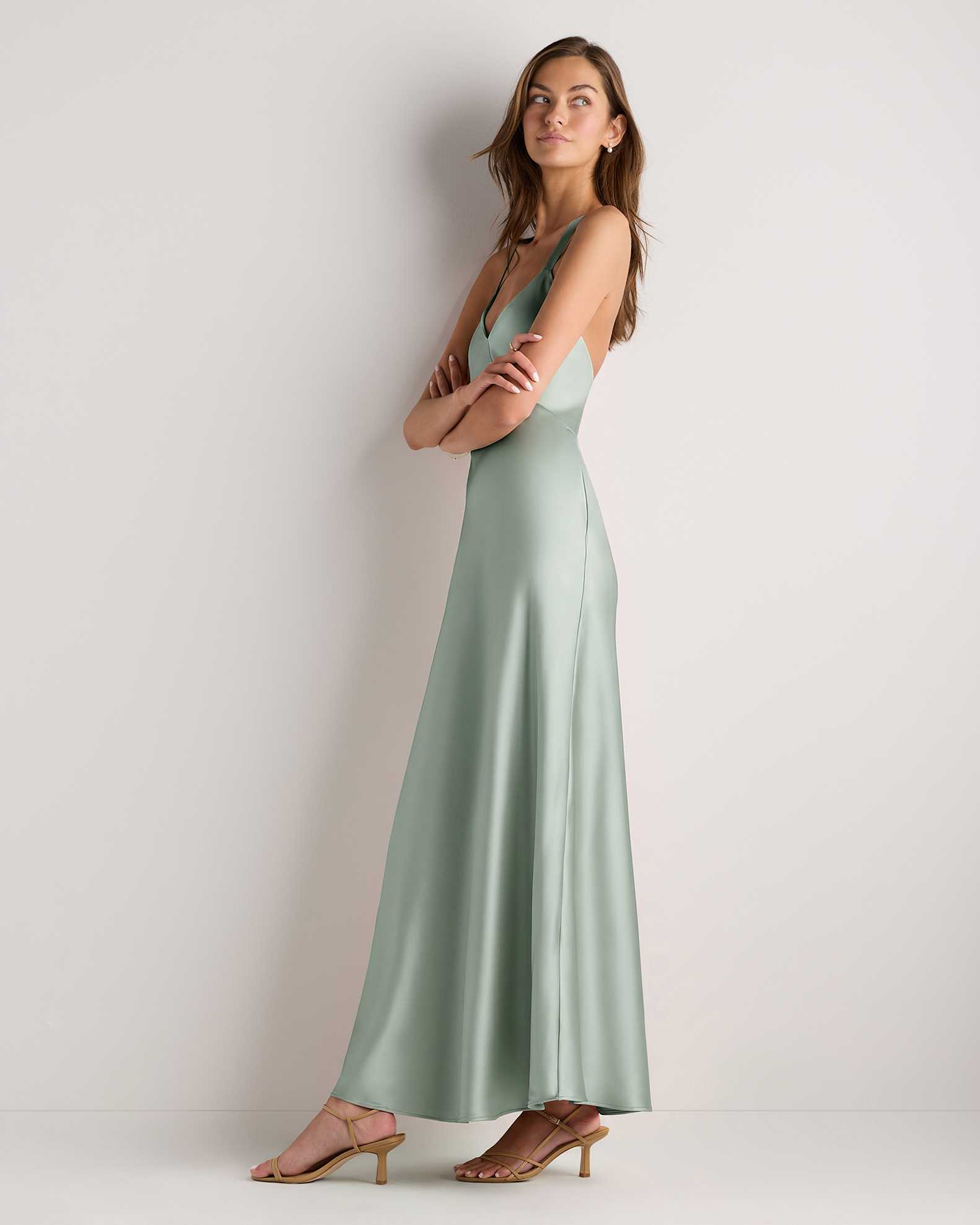 emerald green bianca dress BIANCA