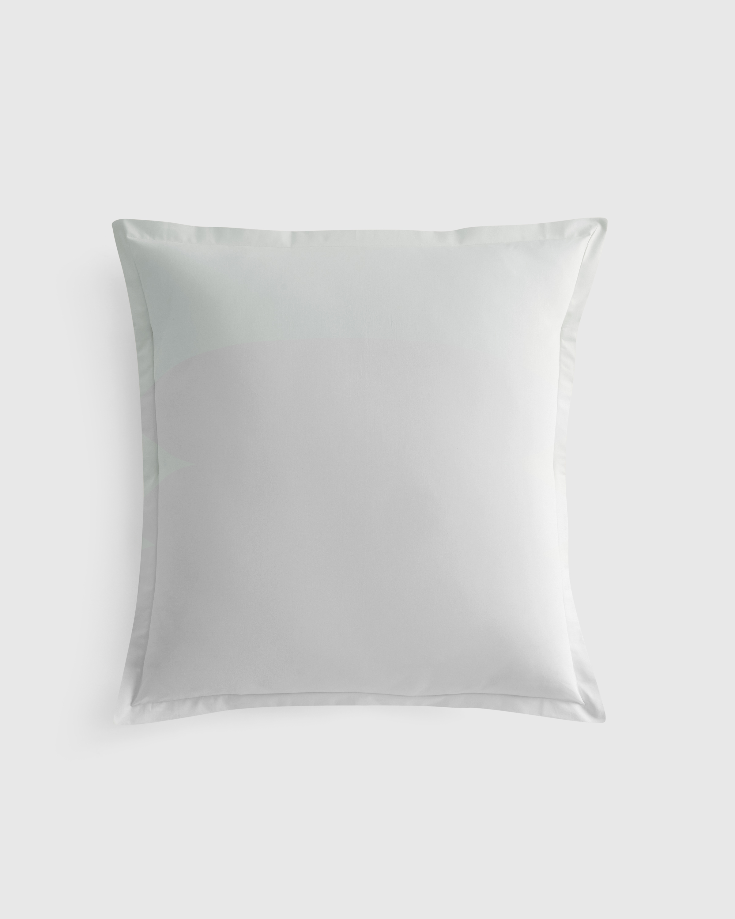 Light Grey Classic Organic Percale Euro Sham