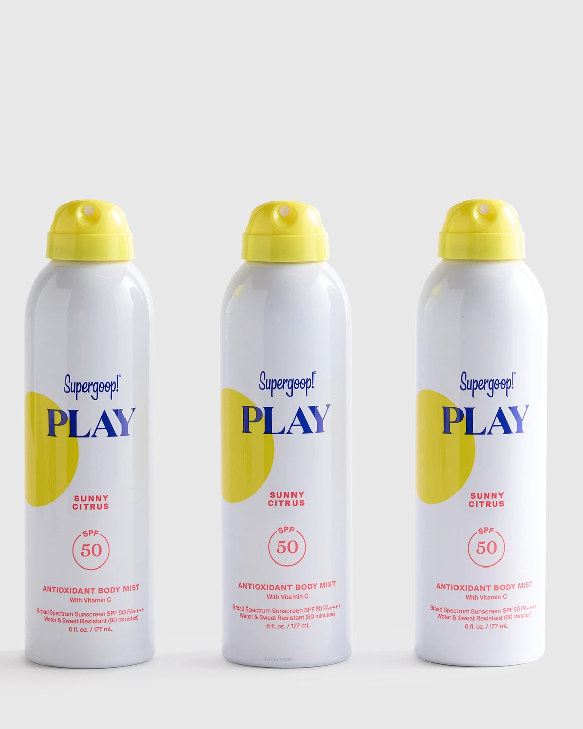 PLAY Antioxidant Body Mist SPF 50 with Vitamin C (3-Pack)