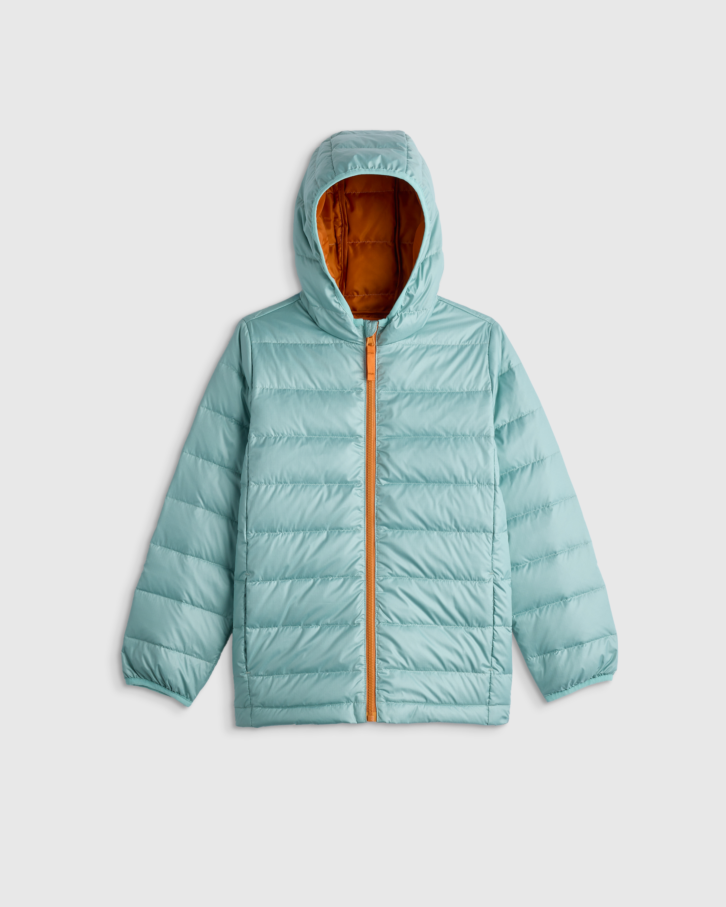Blue Moon Lightweight Down Hooded Puffer Jacket