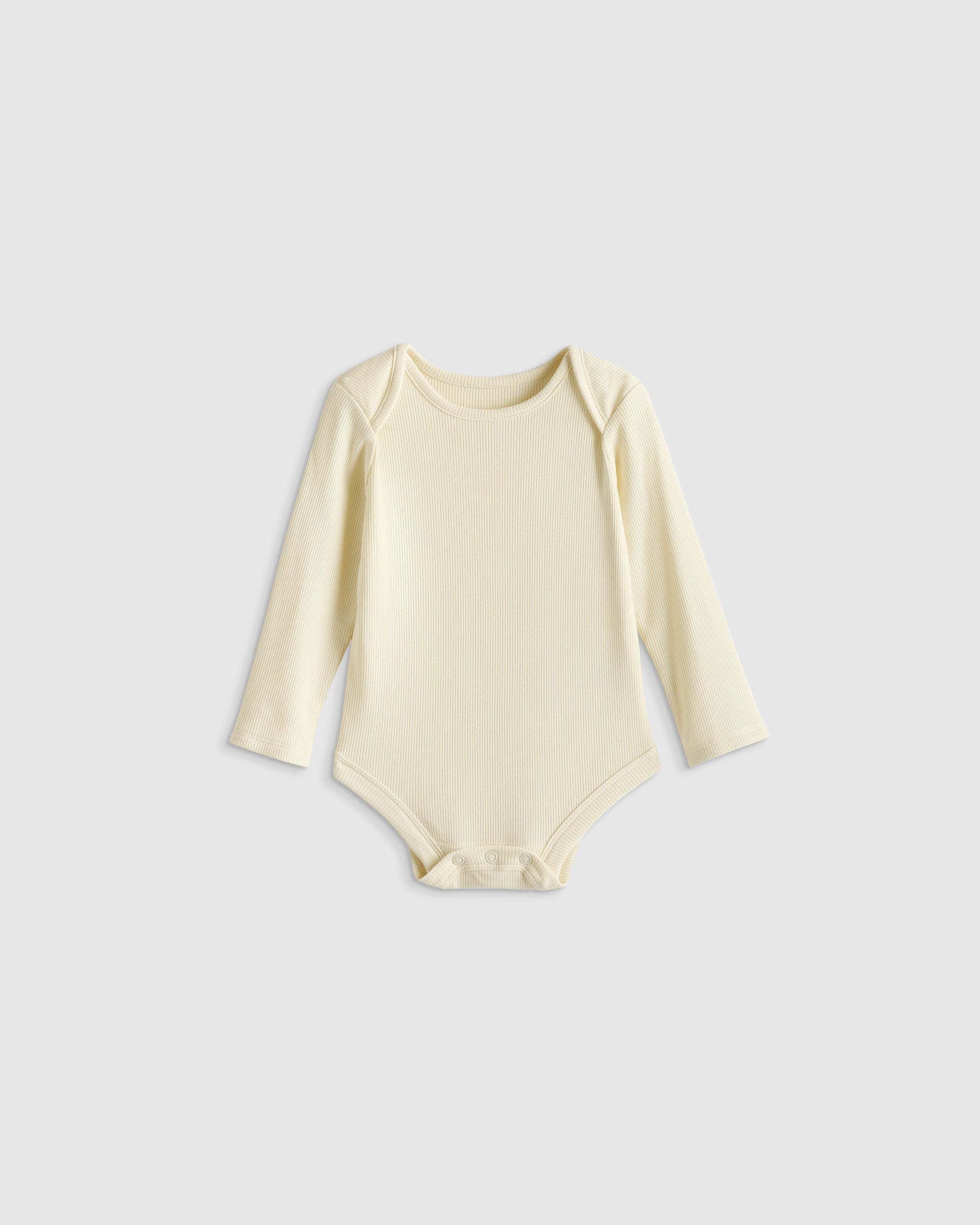 Ivory Softest Rib Long Sleeve Bodysuit 