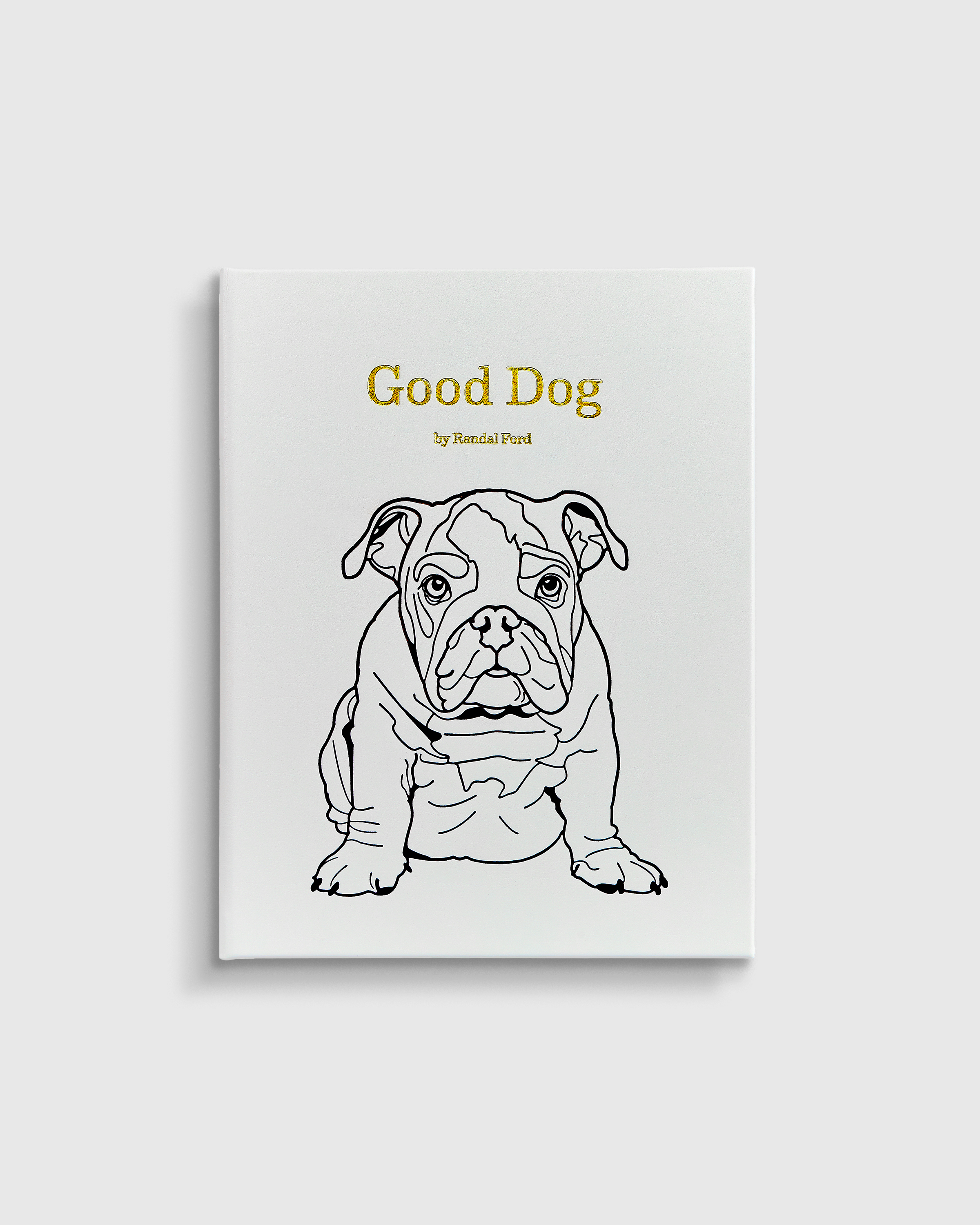 No Color Good Dog Leather Bound Book