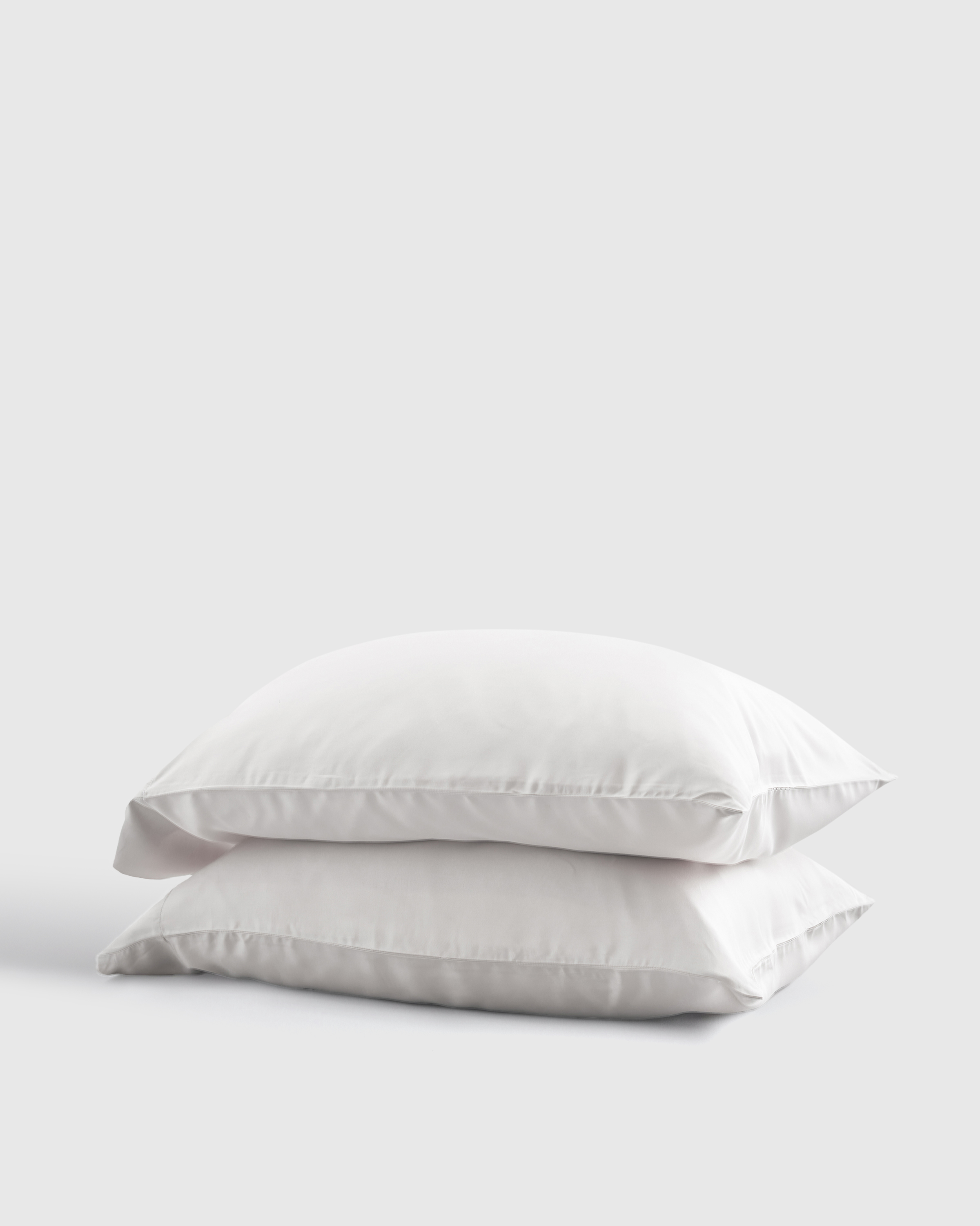 White Bamboo Pillowcase Set