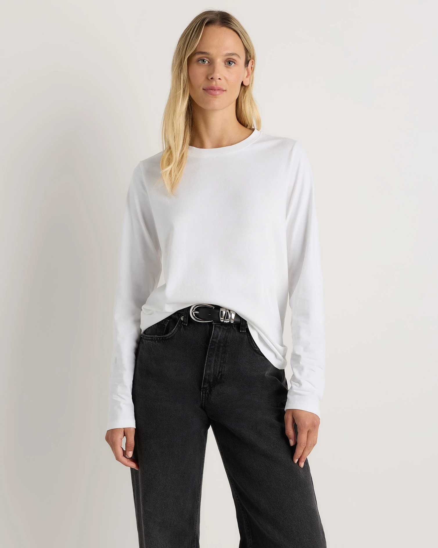 Women's Organic Cotton Long Sleeve Swing Tee
