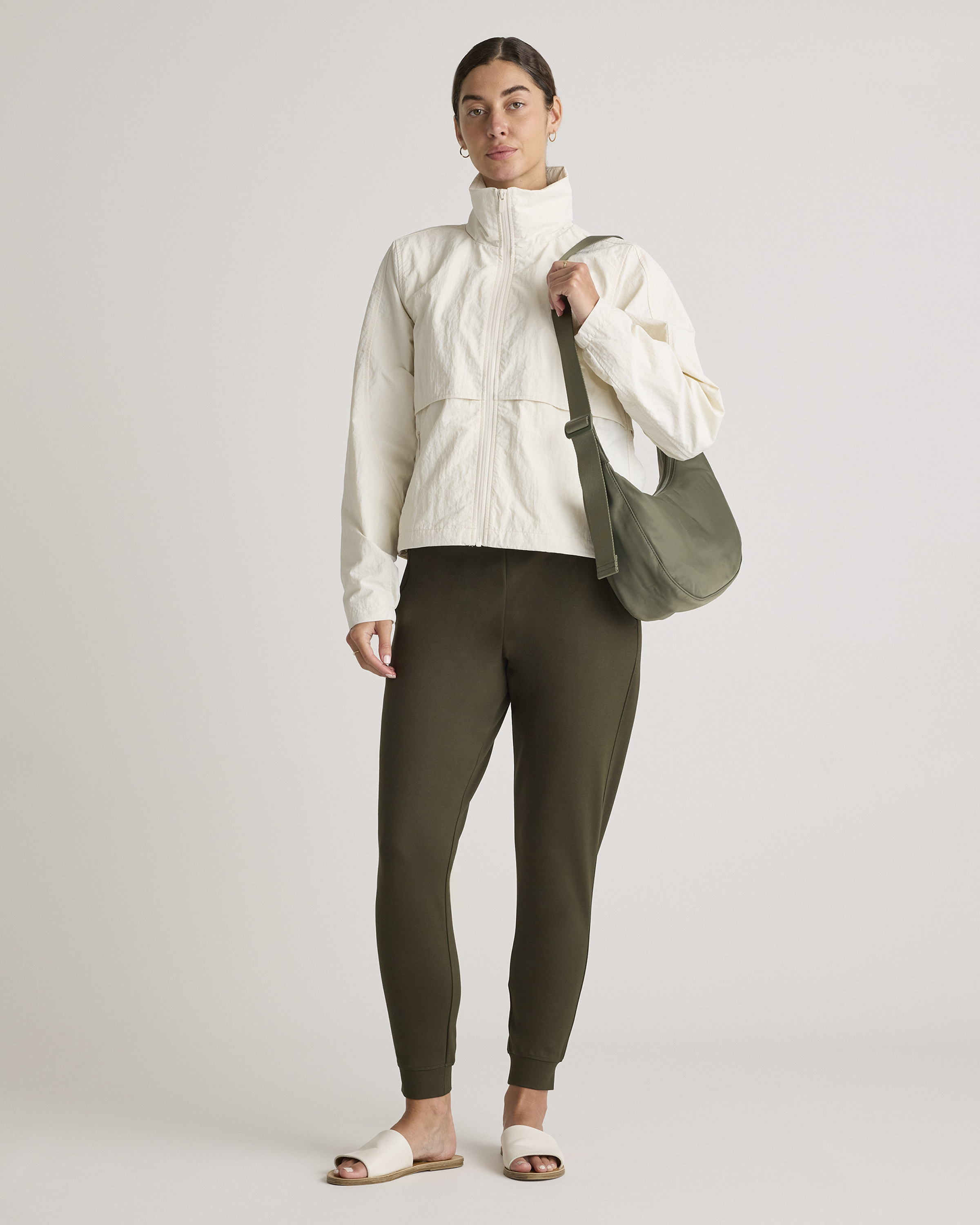 Revive Nylon Crescent Shoulder Bag - thumbnail 4
