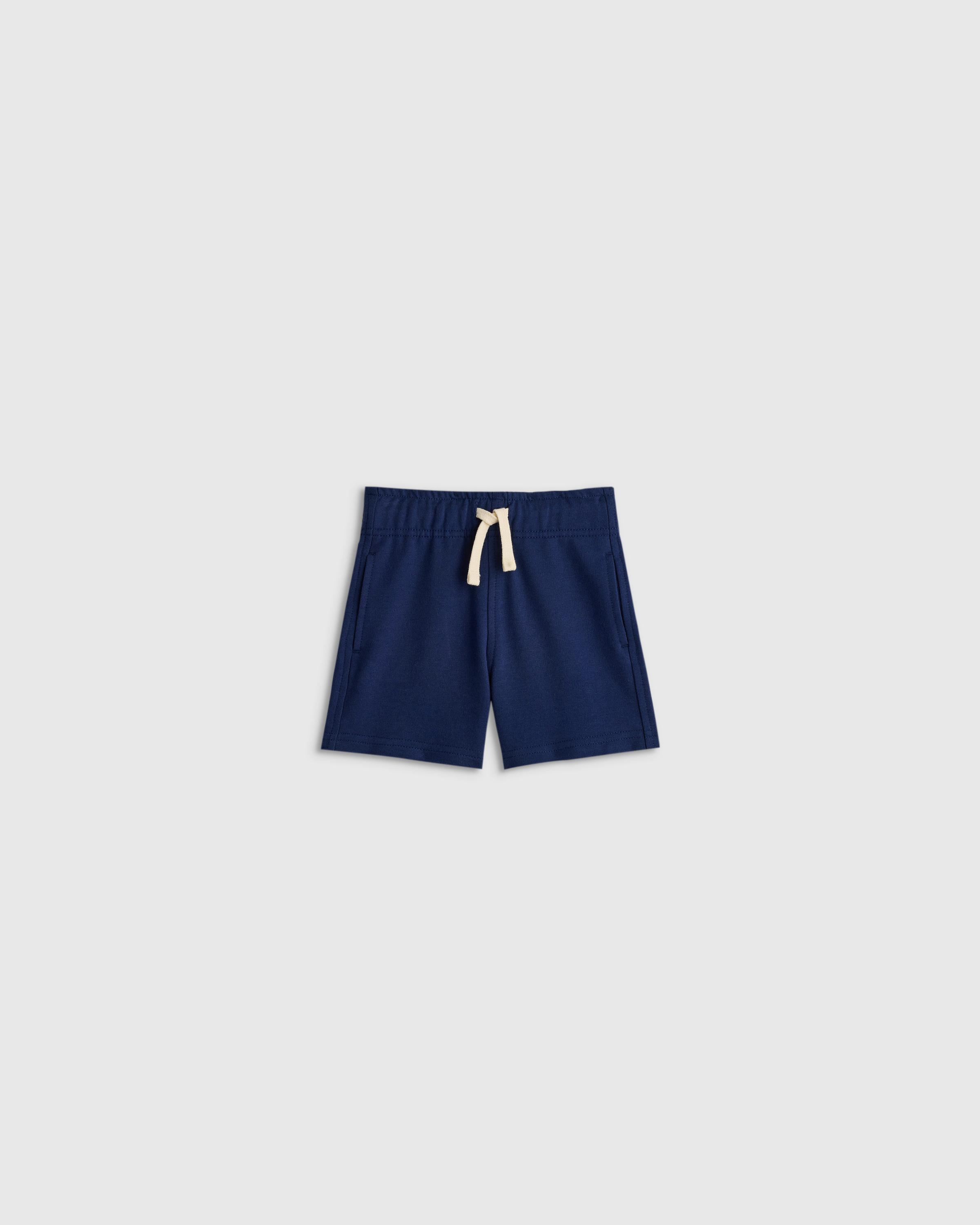 Navy Organic Cotton French Terry Short
