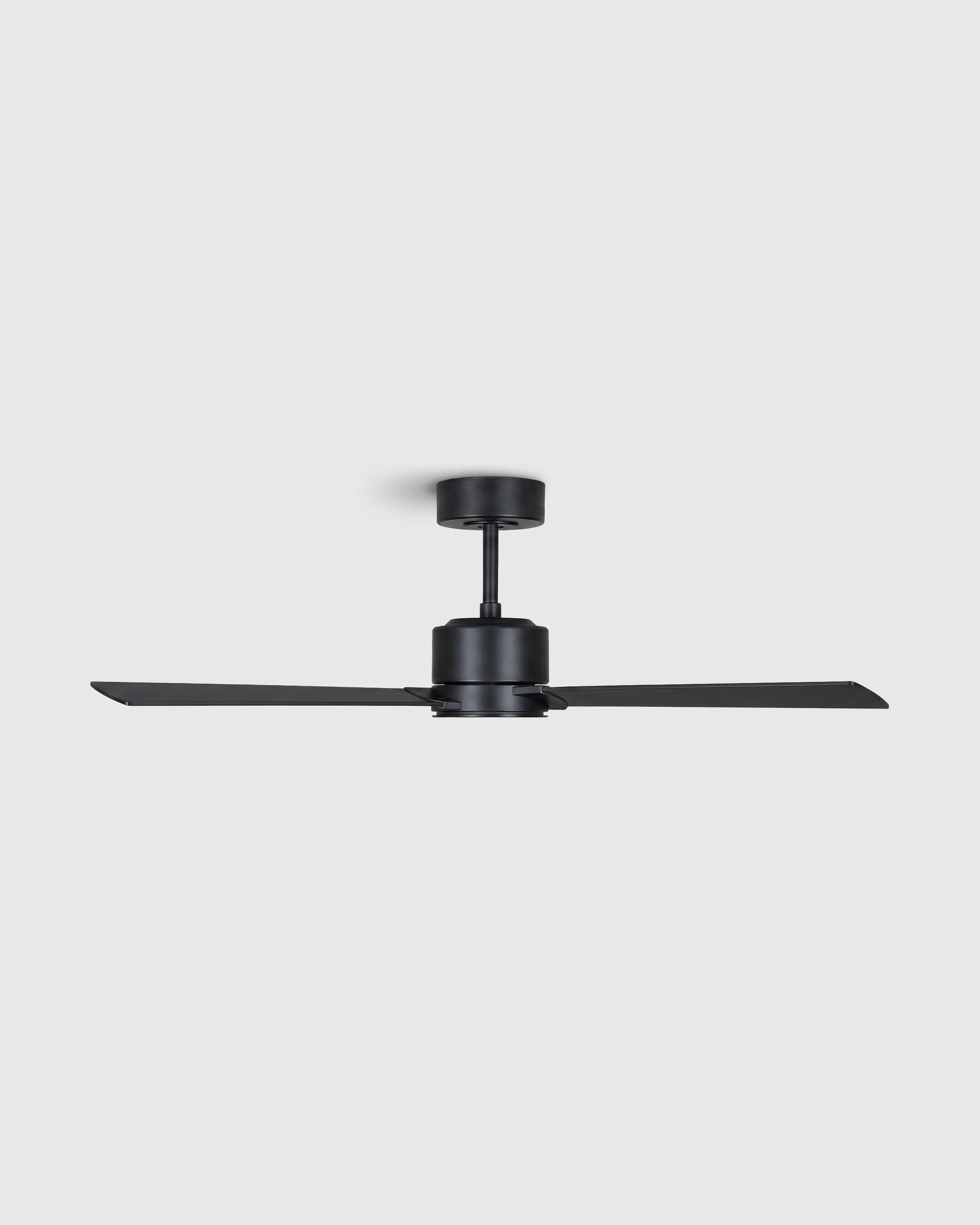 Black Minimalist Wood Blade Ceiling Fan