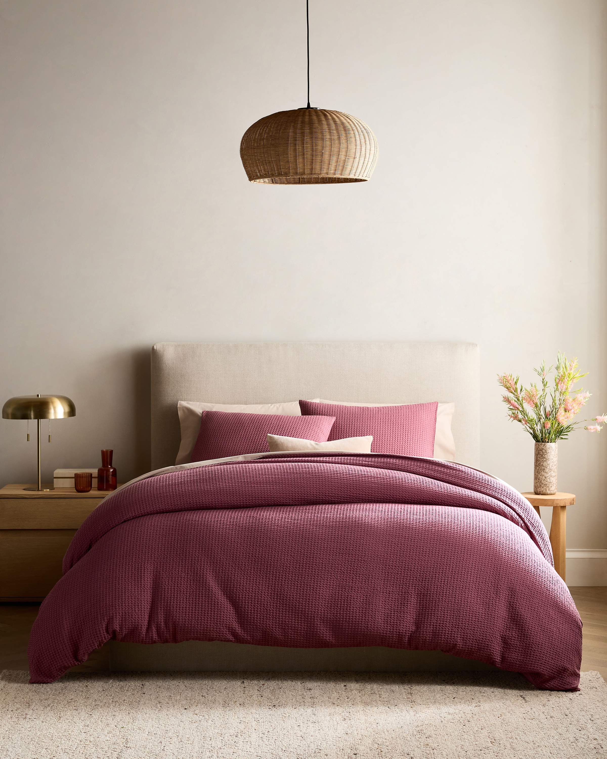Plum Organic Luxe Honeycomb Duvet Cover Set