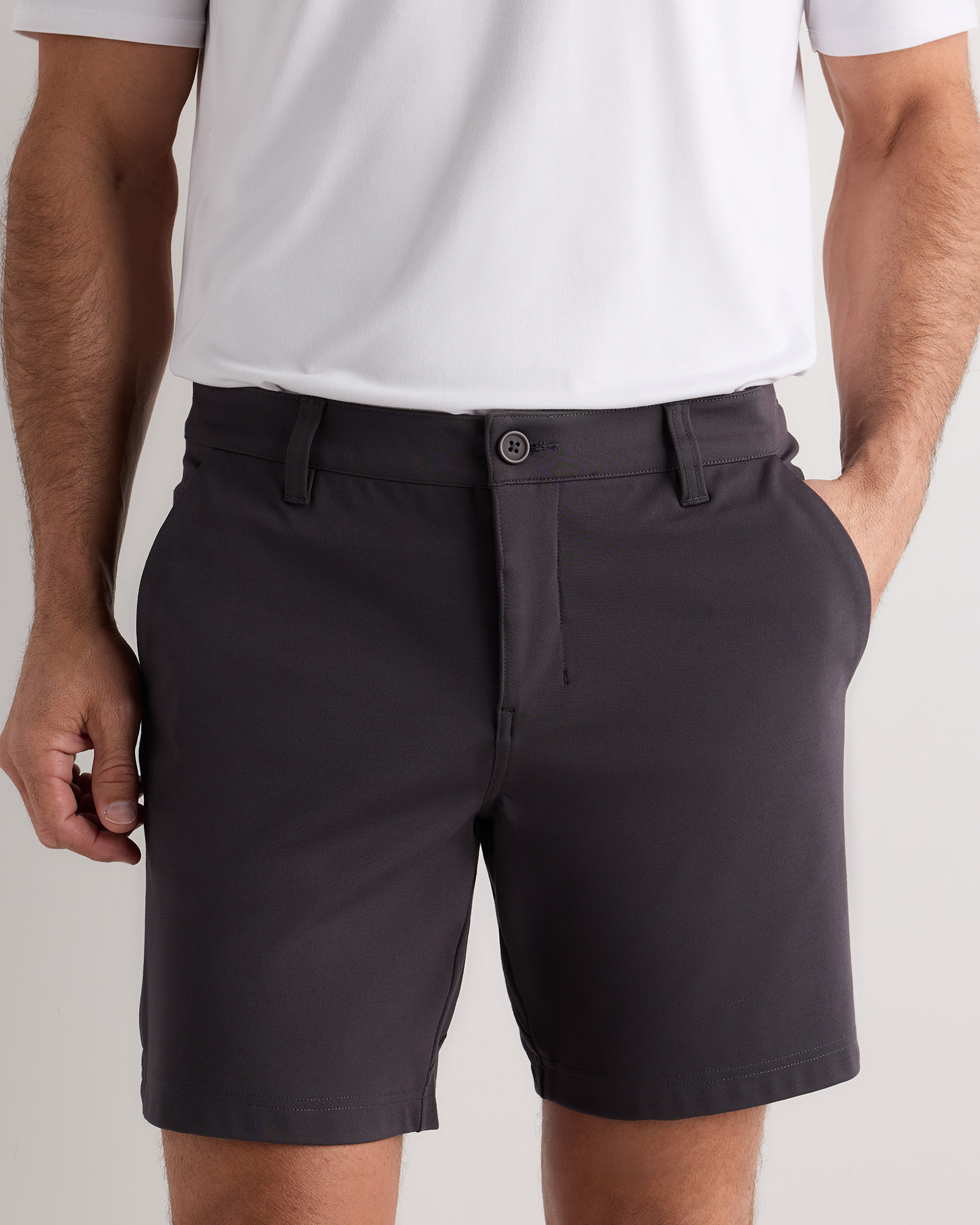 【M】CLUBHAUS NO GOLF CHINO SHORT PANT Clubhouse Golf Short in Dark Coal