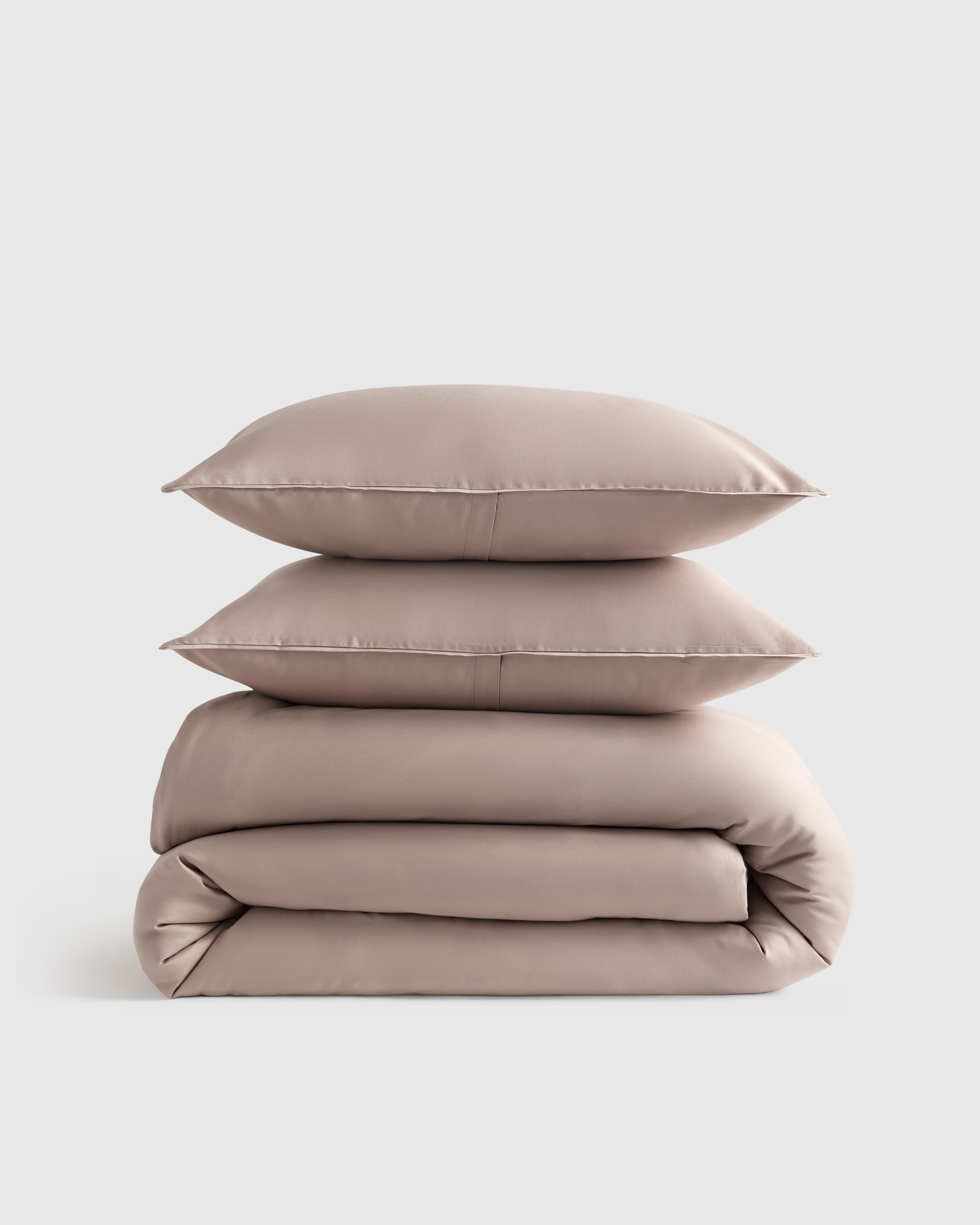 Stone Organic Cotton Sateen Comforter Set