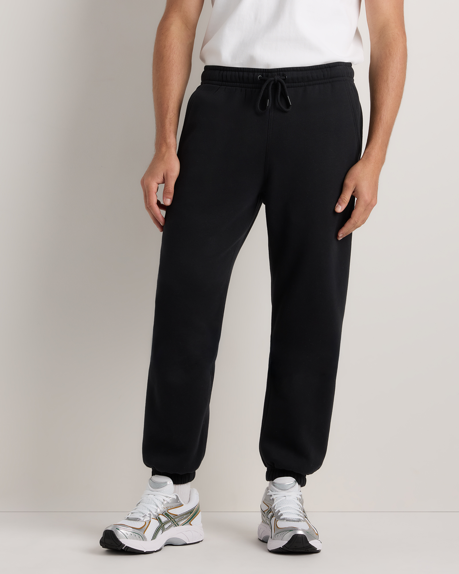 Black Everyday Fleece Joggers