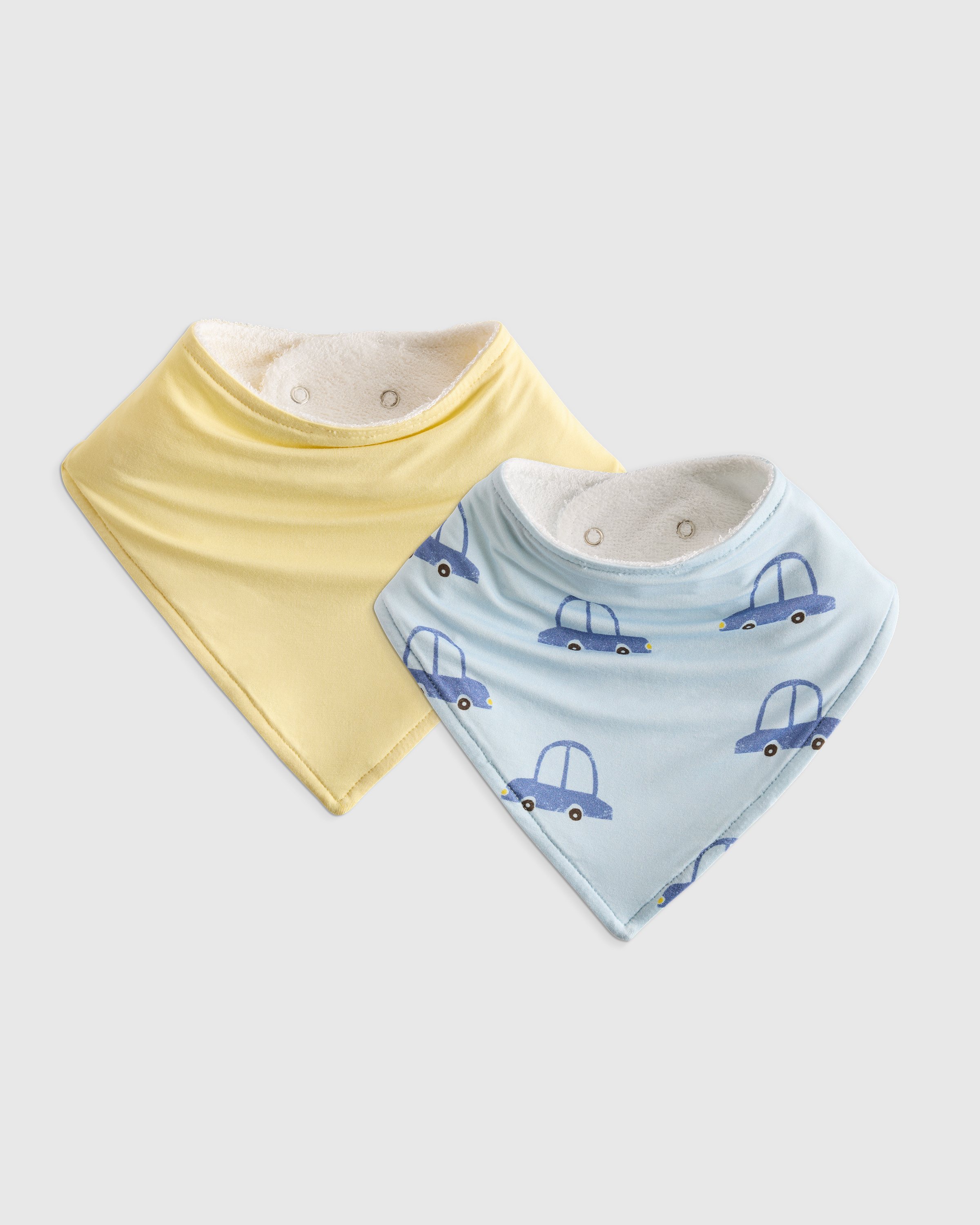 Banana Cream Baby Bamboo Bib (2-Pack)