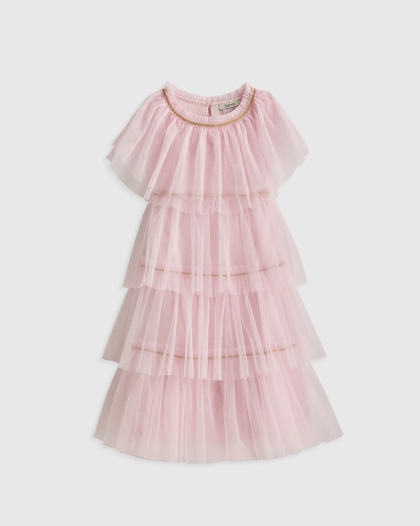 Recycled Tulle Tiered Dress - Kid