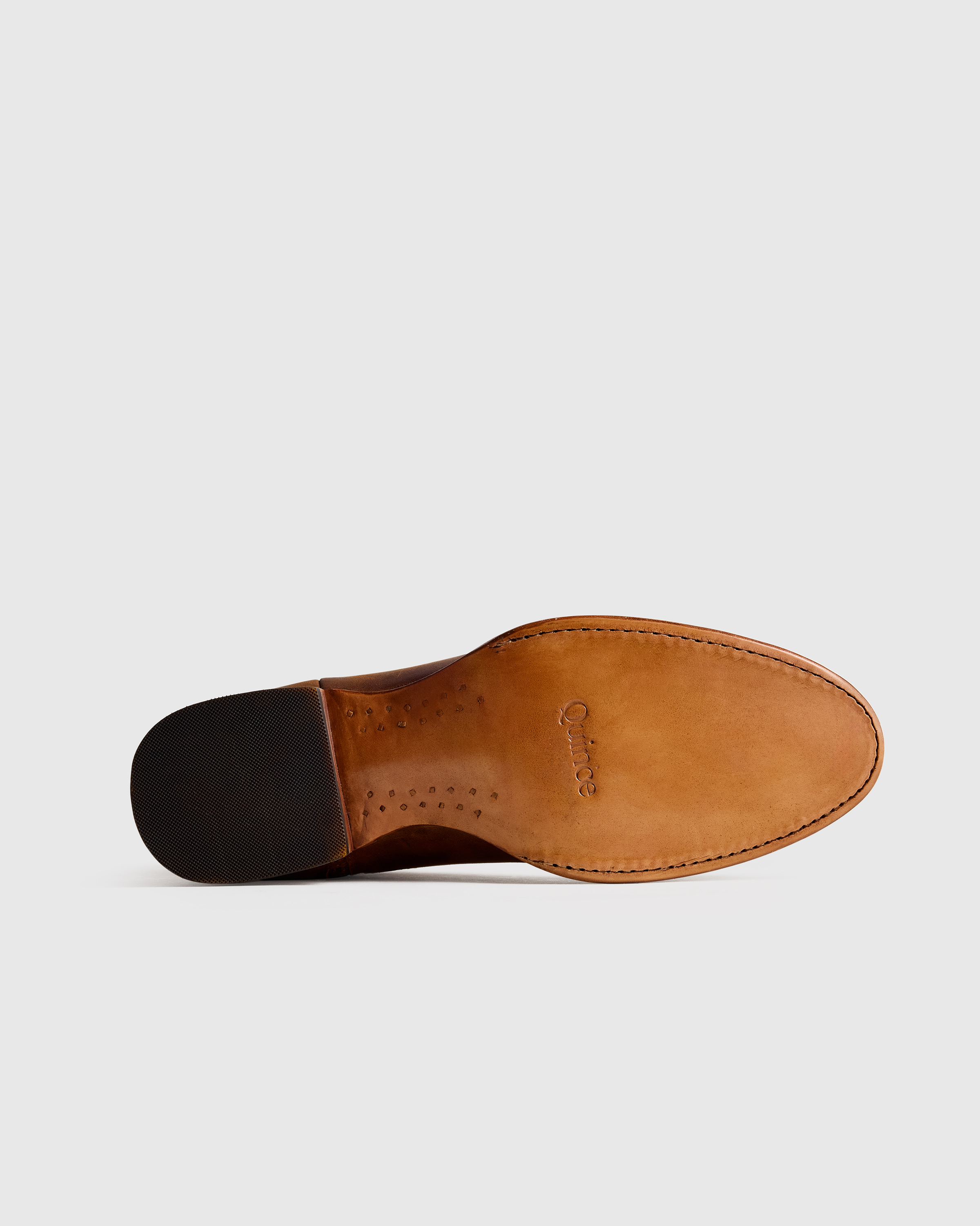 Crafted Leather Western Zip Boot in Whiskey display picture 2