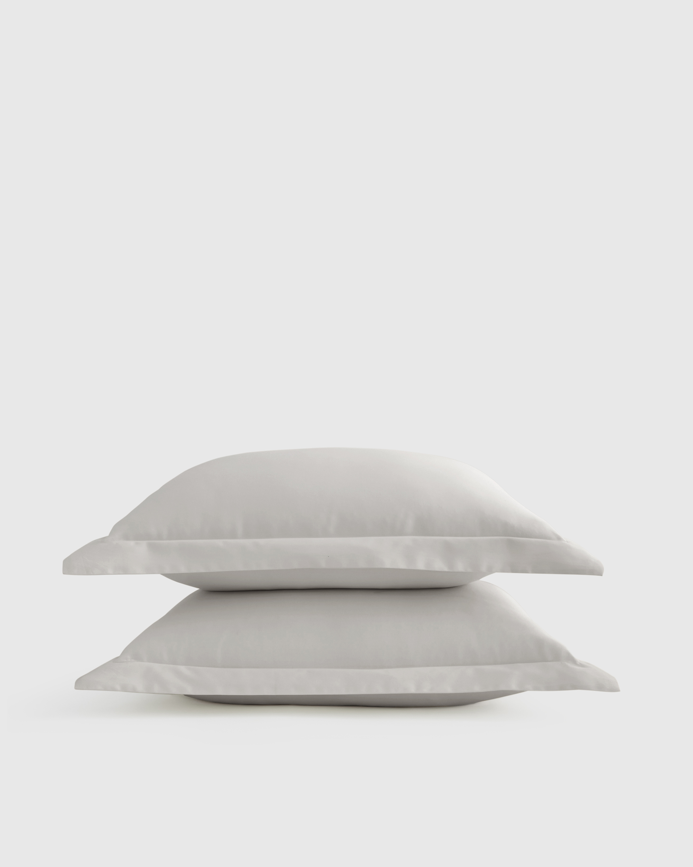 Light Grey Signature Giza Cotton Sateen Sham Set