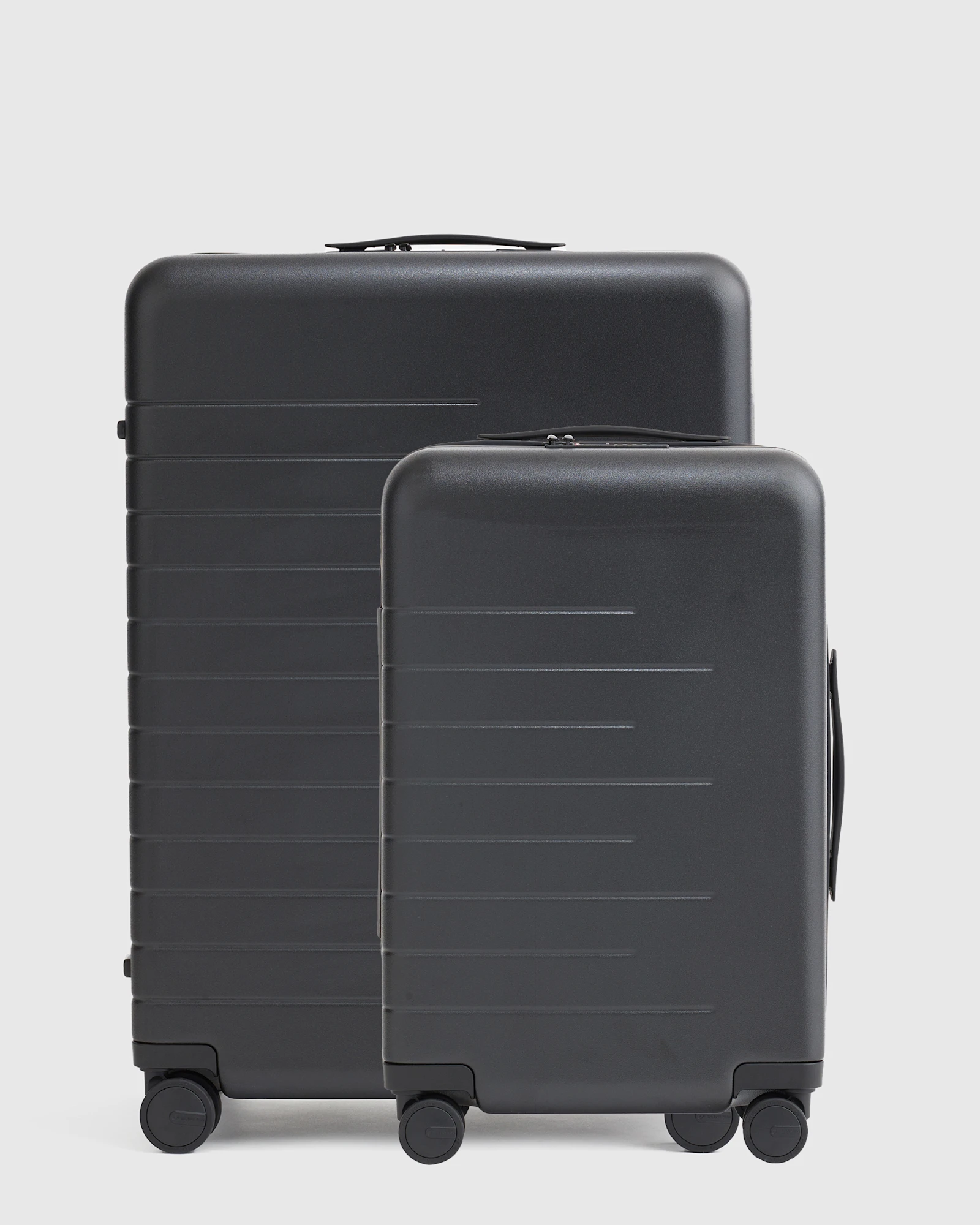 Expandable Carry-On & Medium Check-In Suitcase Set - Dark Green