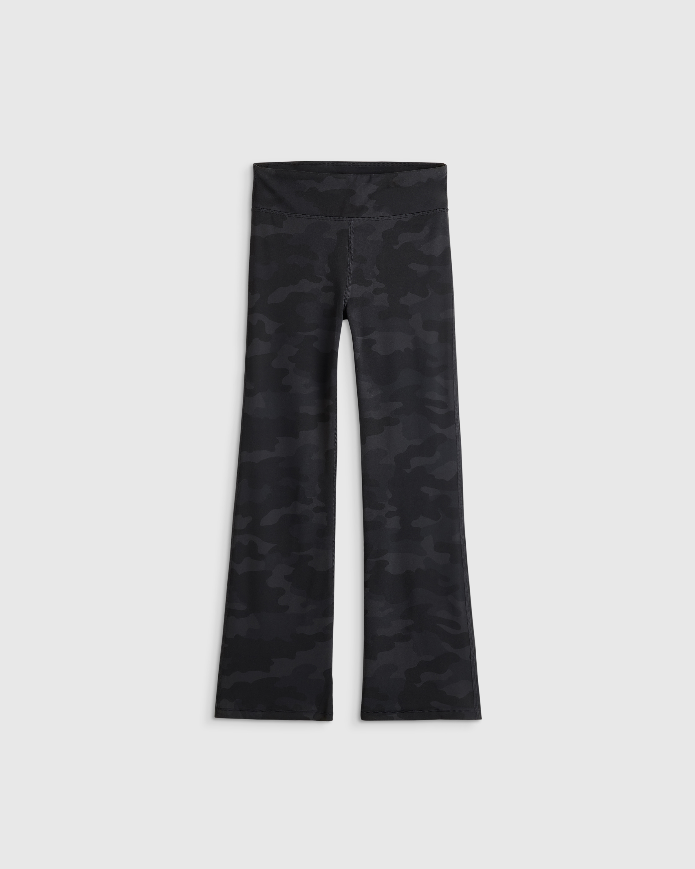 Black Camo Girls Ultra-Form High Rise Flare Pant