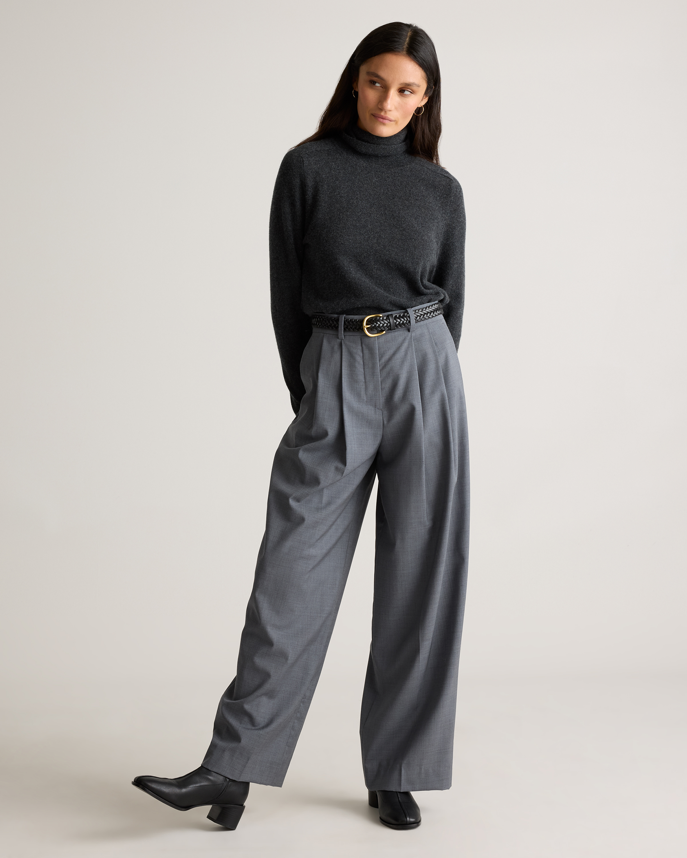 Sofia European Leather Skinny Belt